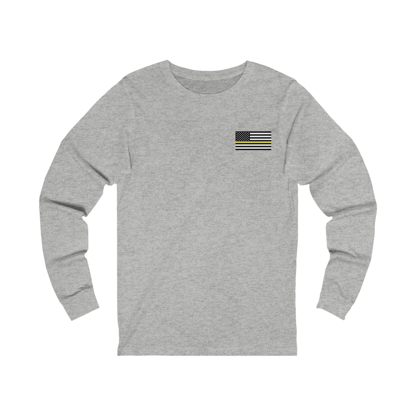Freedom Collection (Thin Yellow Line) - Unisex Jersey Long Sleeve Tee