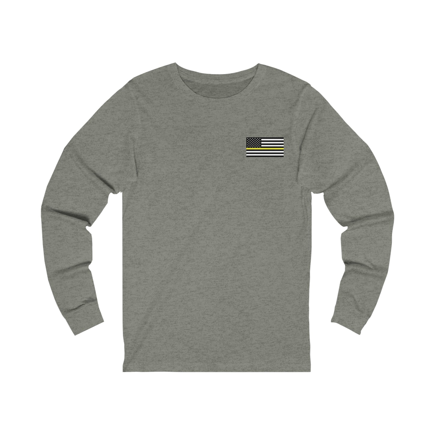 Freedom Collection (Thin Yellow Line) - Unisex Jersey Long Sleeve Tee