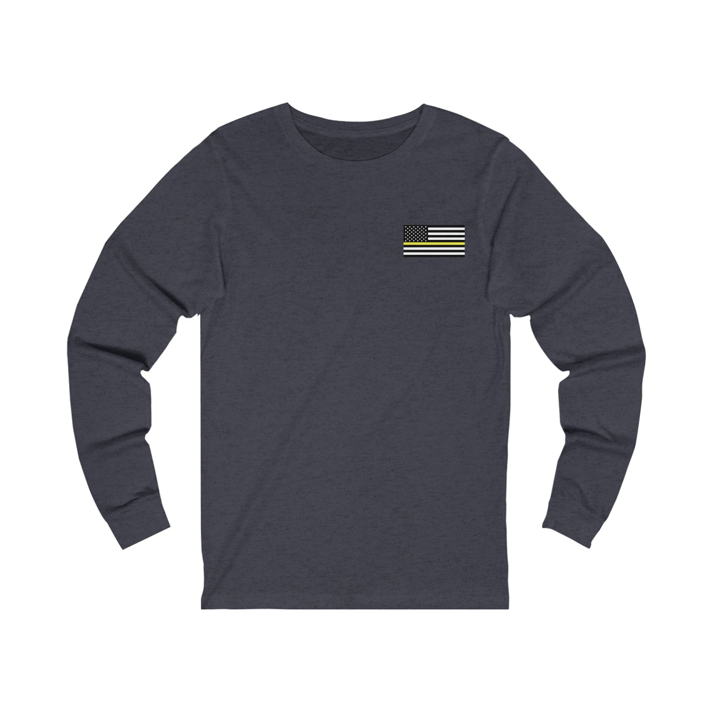 Freedom Collection (Thin Yellow Line) - Unisex Jersey Long Sleeve Tee