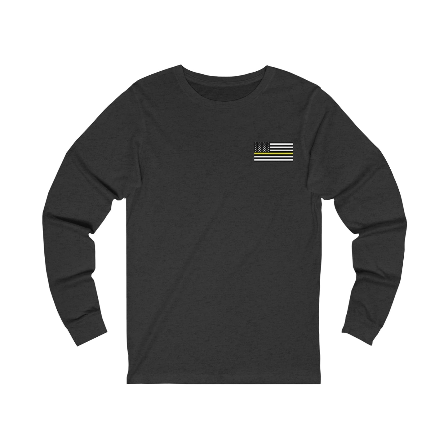Freedom Collection (Thin Yellow Line) - Unisex Jersey Long Sleeve Tee