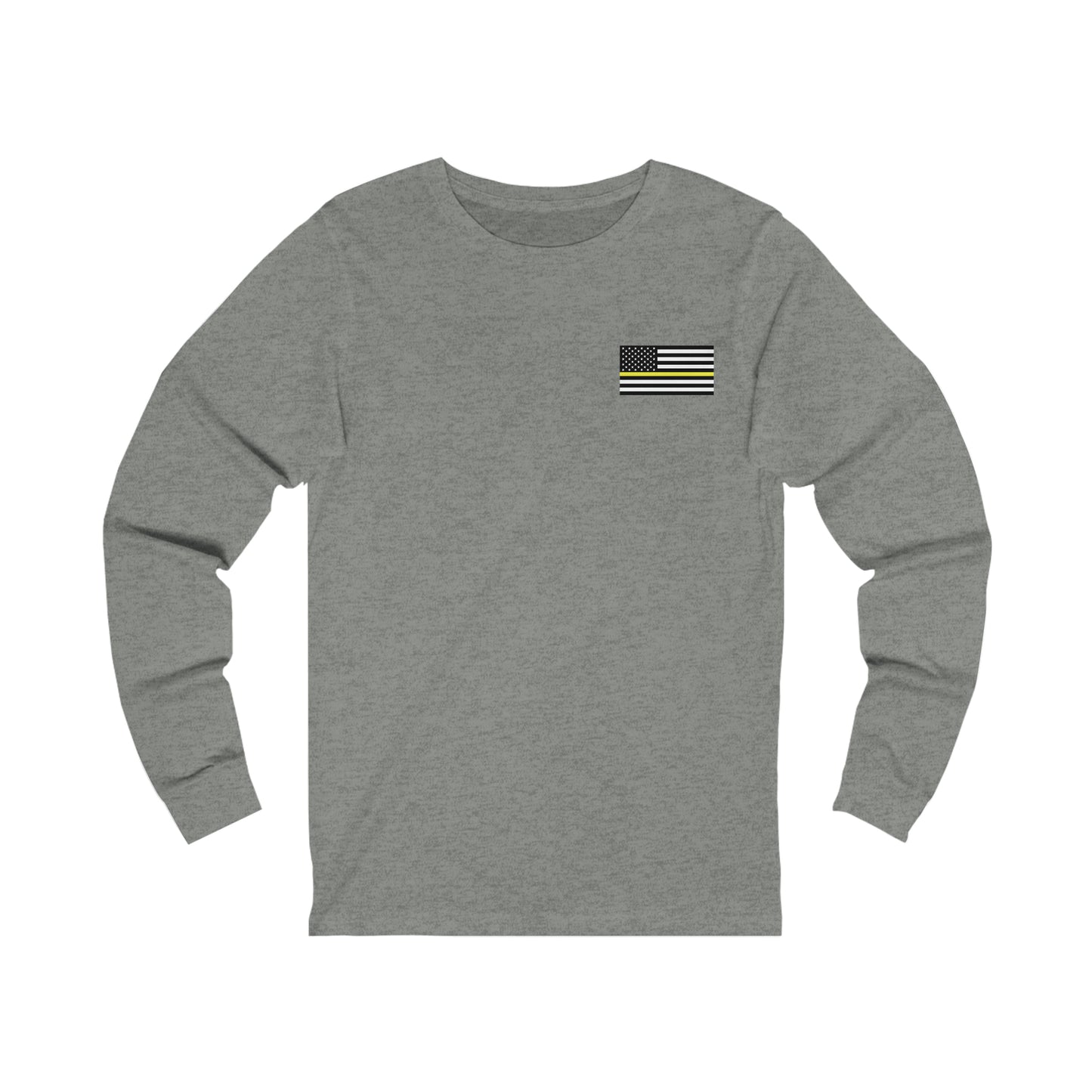Freedom Collection (Thin Yellow Line) - Unisex Jersey Long Sleeve Tee
