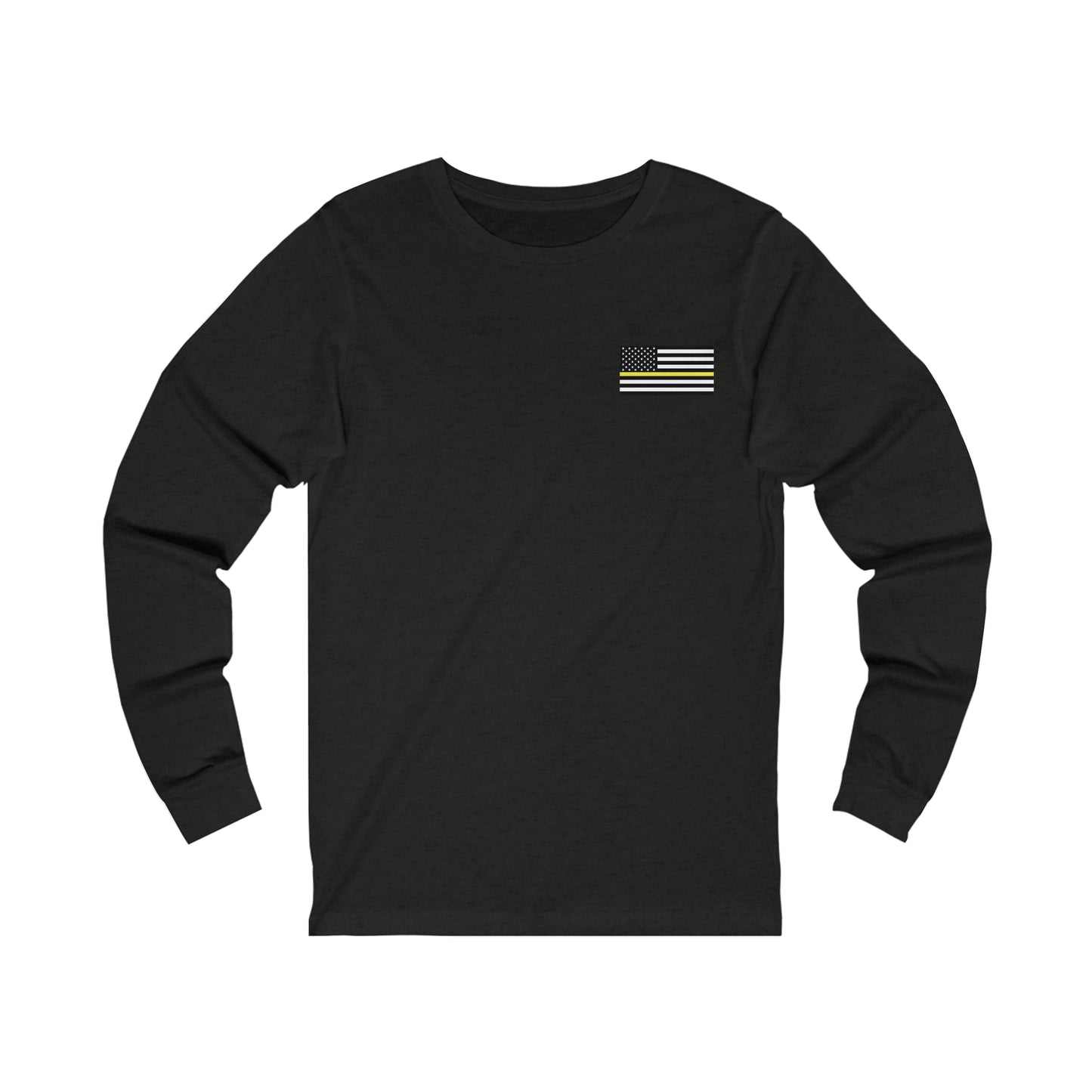 Freedom Collection (Thin Yellow Line) - Unisex Jersey Long Sleeve Tee