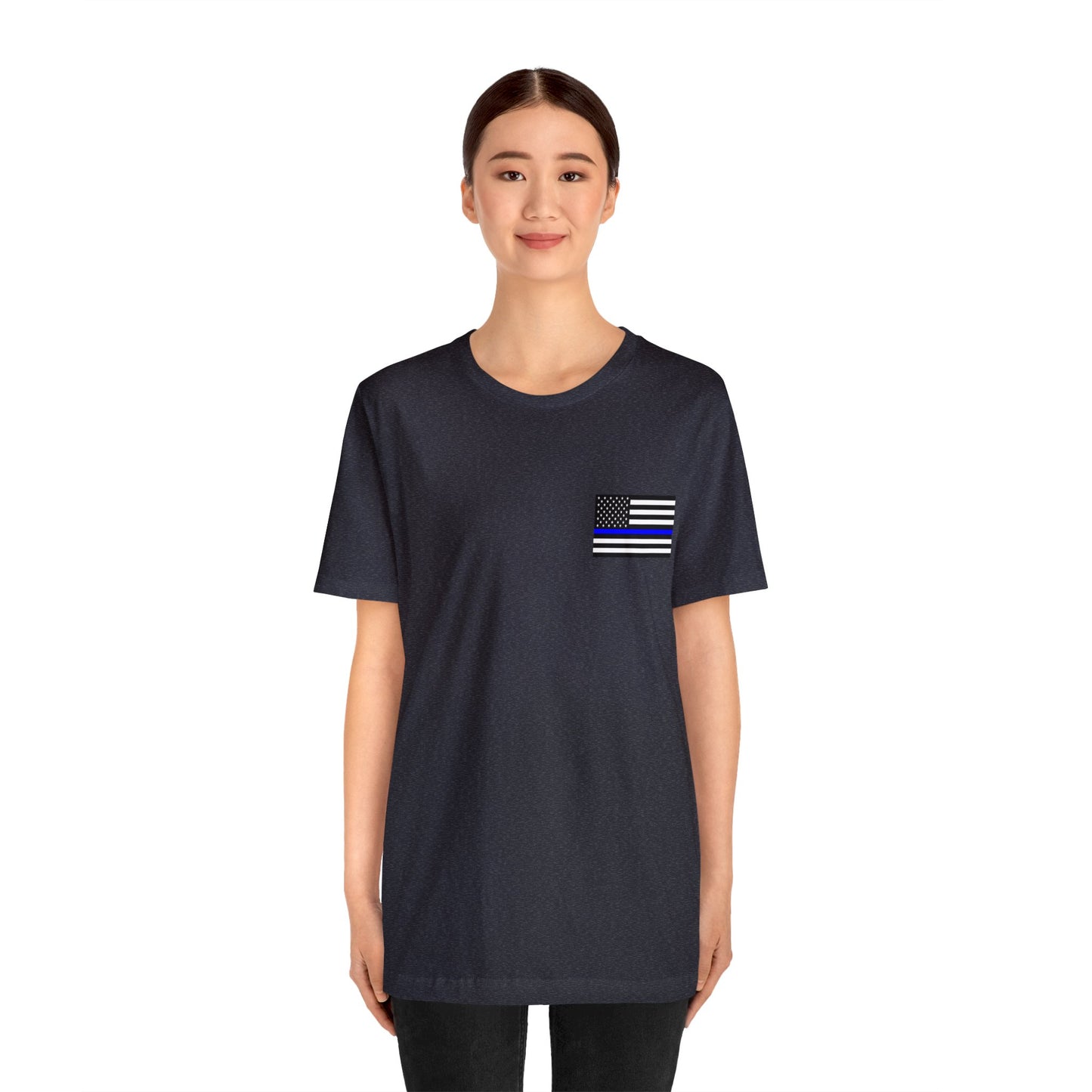 Standard Collection (Thin Blue Line) - Unisex Fuser T-shirt