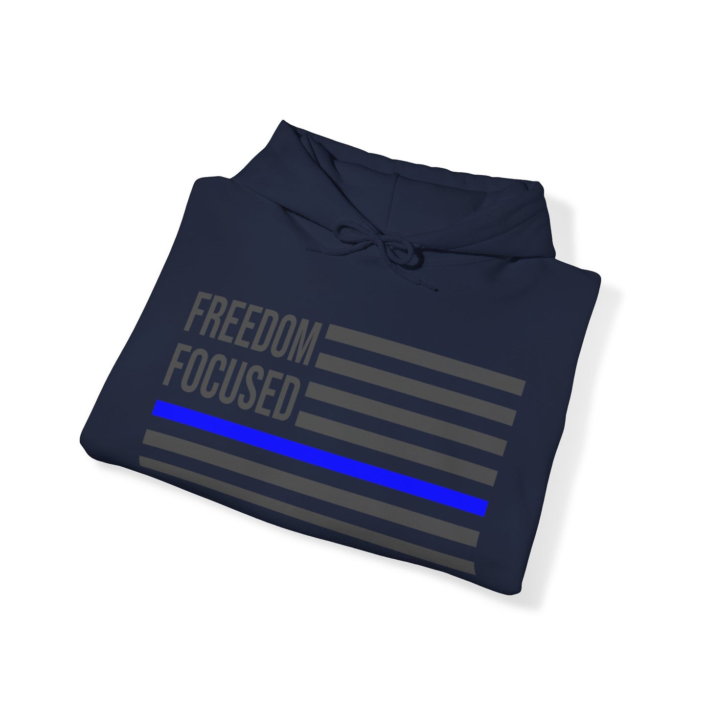 Freedom Collection (Thin Blue Line) - Unisex Heavy Blend™ Hooded Sweatshirt