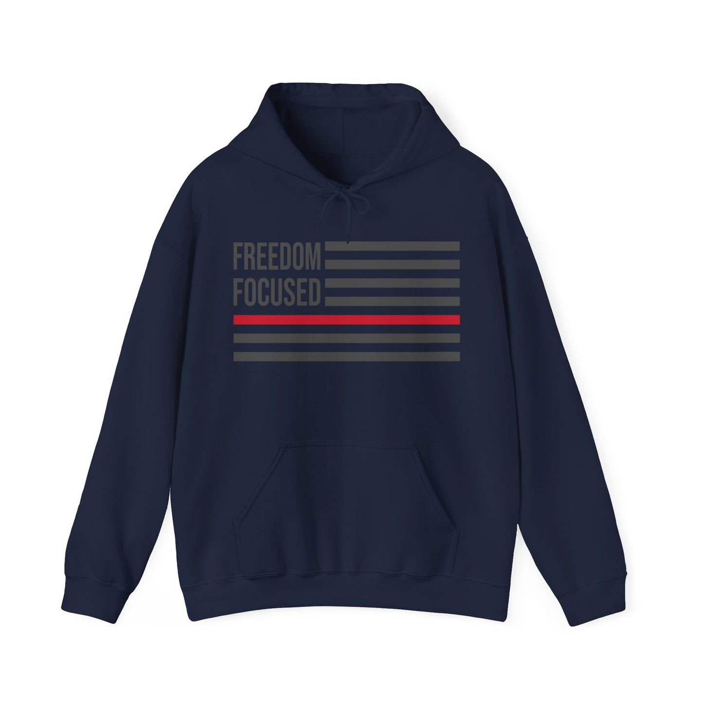 Freedom Collection (Thin Red Line) - Unisex Heavy Blend™ Hooded Sweatshirt