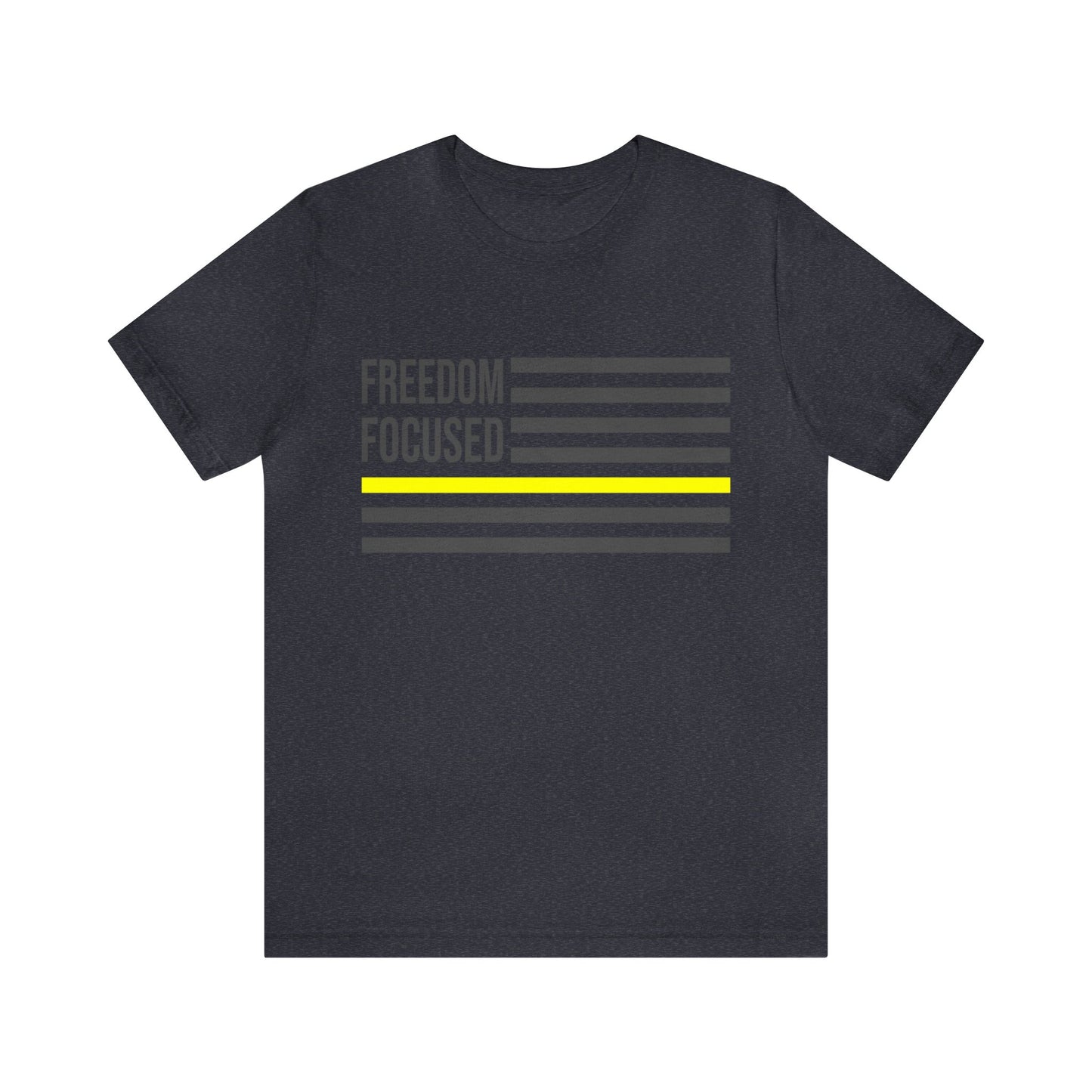 Freedom Collection (Thin Yellow Line) - Unisex Jersey Short Sleeve