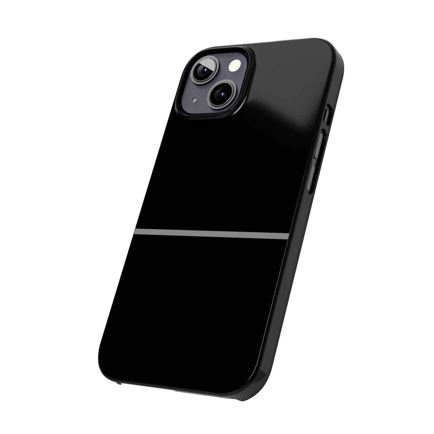 Thin Line Collection (Thin Silver Line) - iPhone Cases