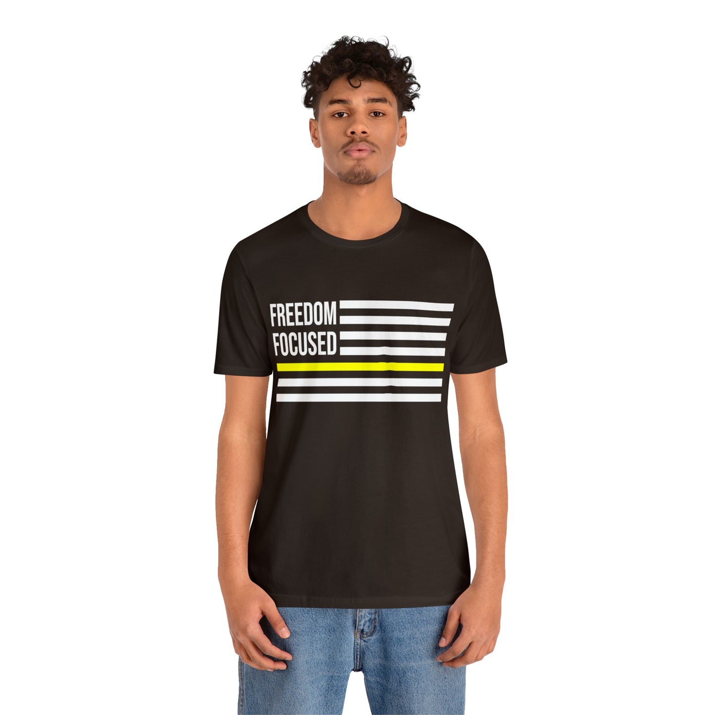 Freedom Collection (Thin Yellow Line) - Unisex Fuser T-shirt