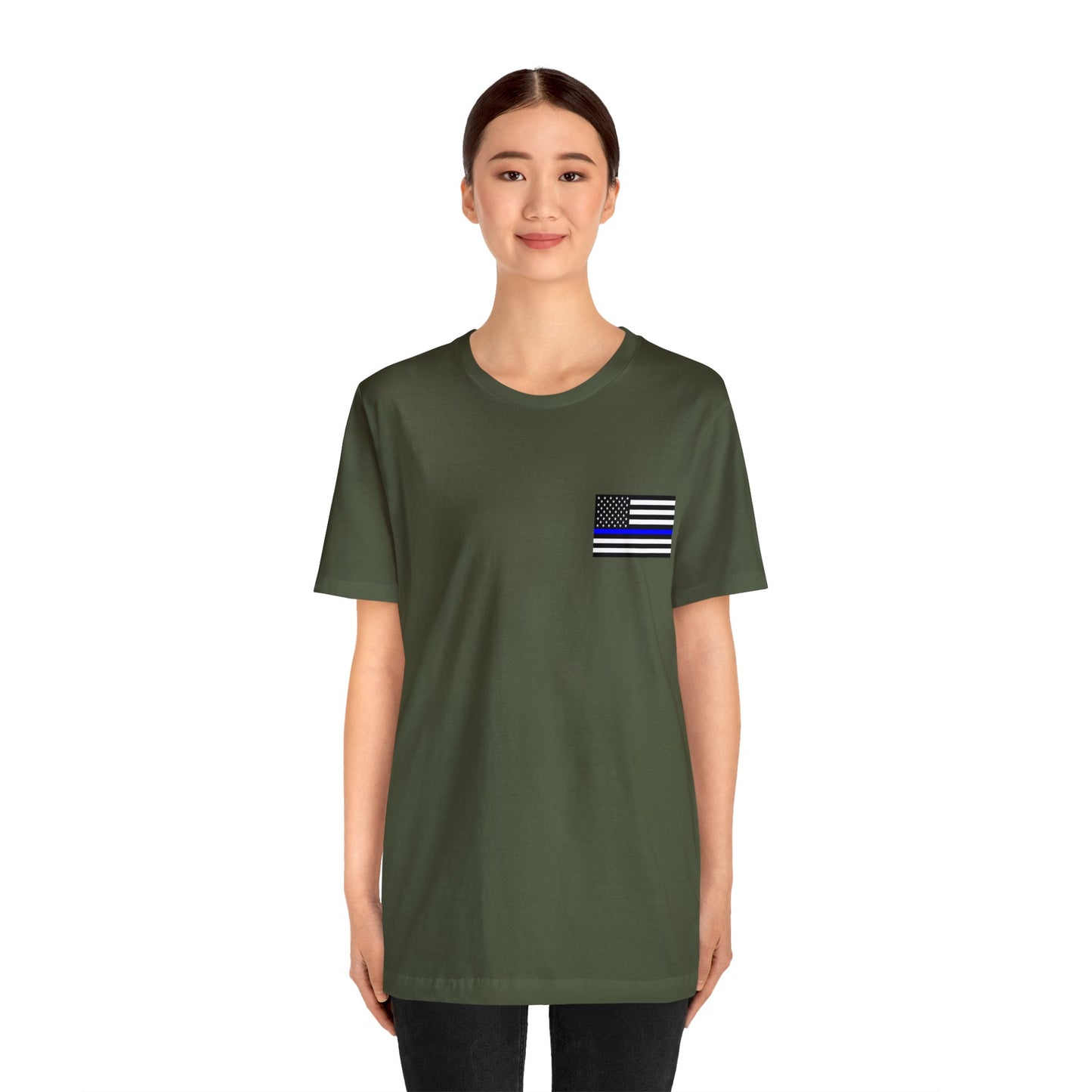 Standard Collection (Thin Blue Line) - Unisex Fuser T-shirt
