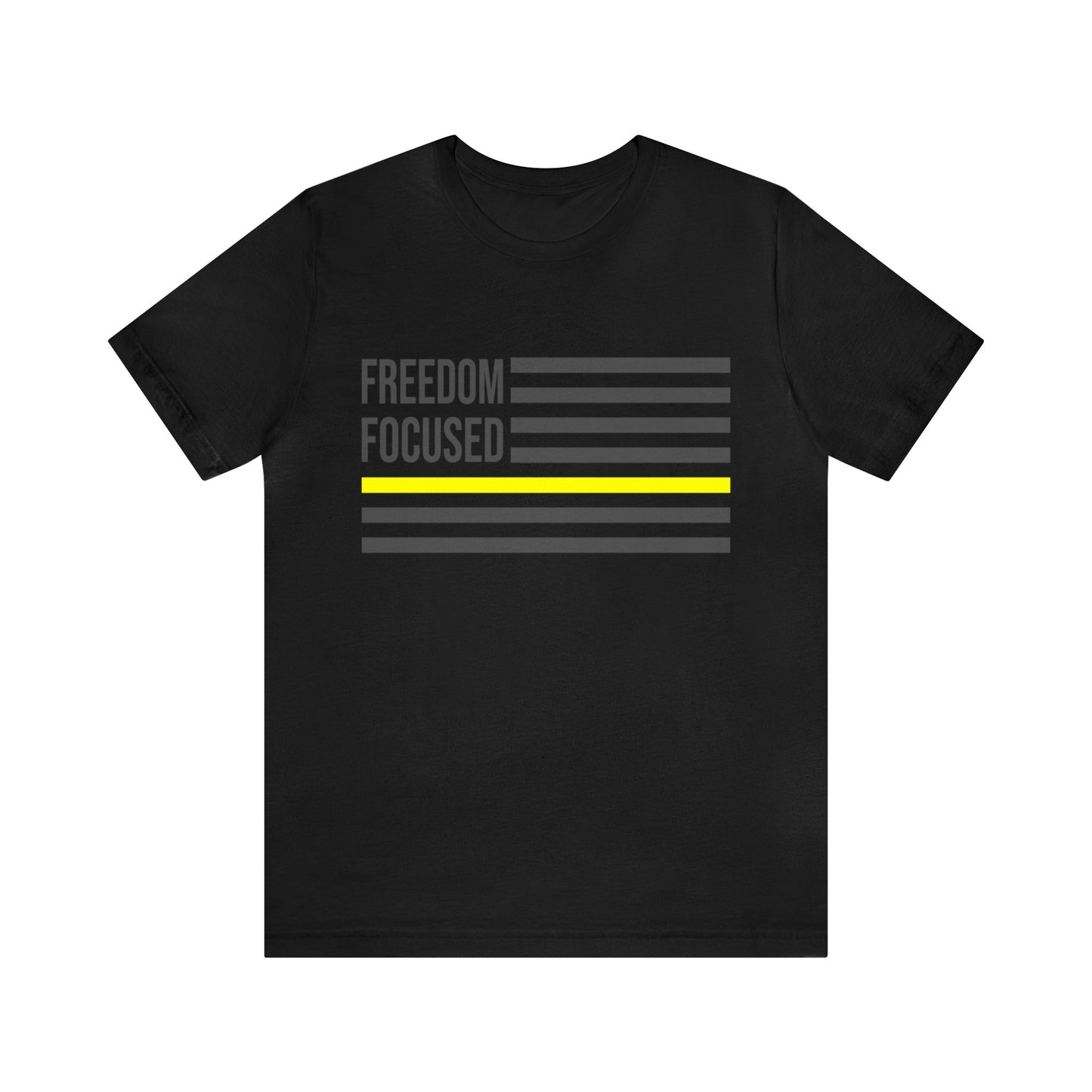 Freedom Collection (Thin Yellow Line) - Unisex Jersey Short Sleeve