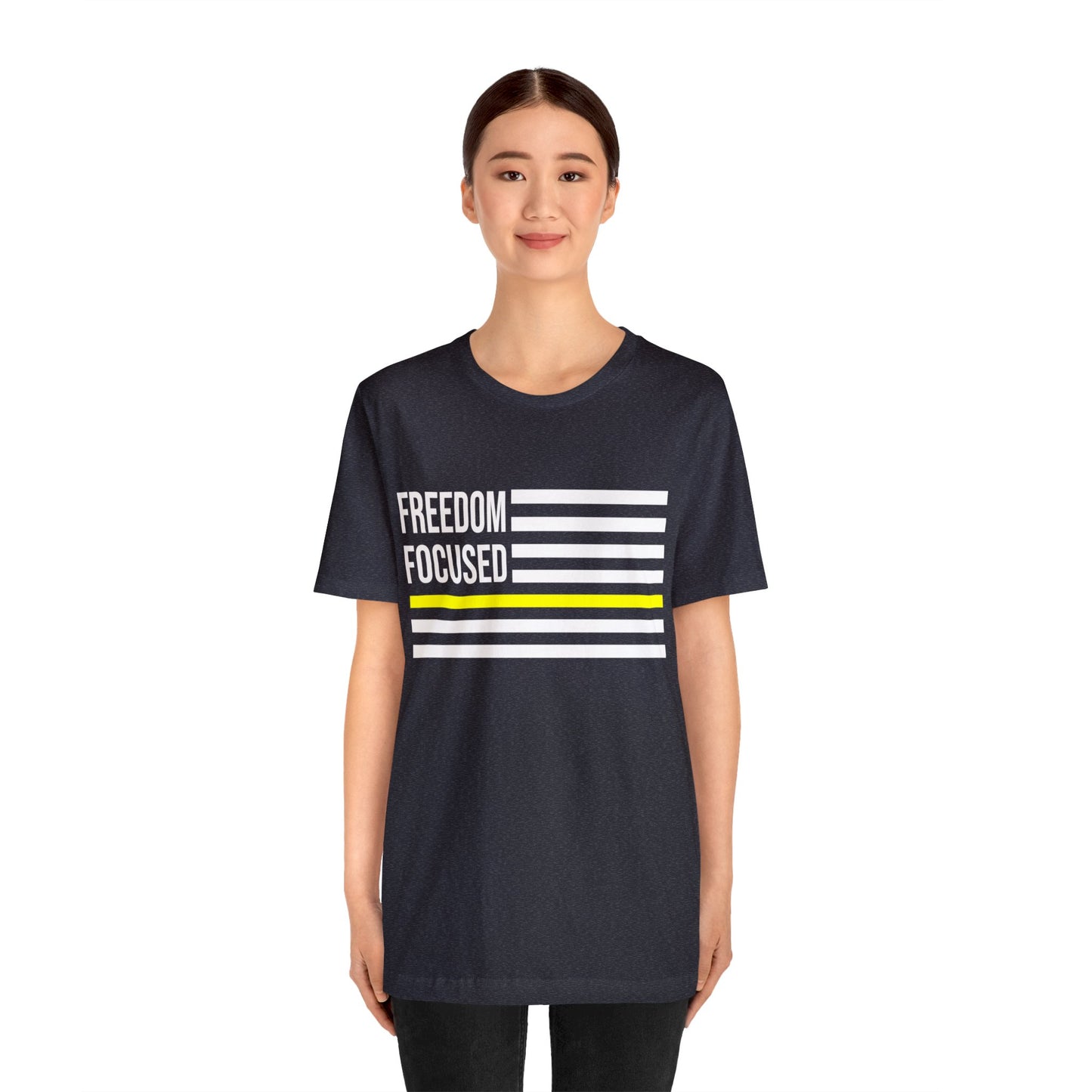 Freedom Collection (Thin Yellow Line) - Unisex Fuser T-shirt