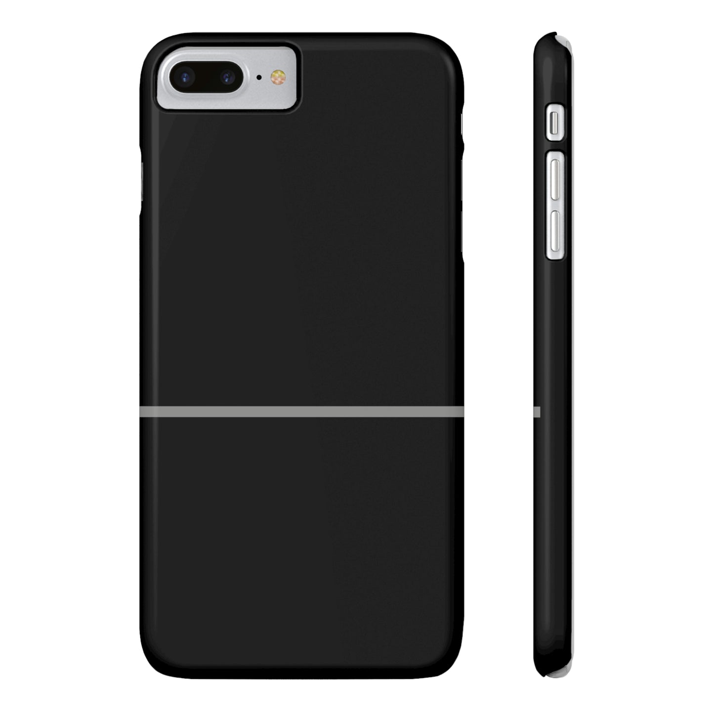 Thin Line Collection (Thin Silver Line) - iPhone Cases