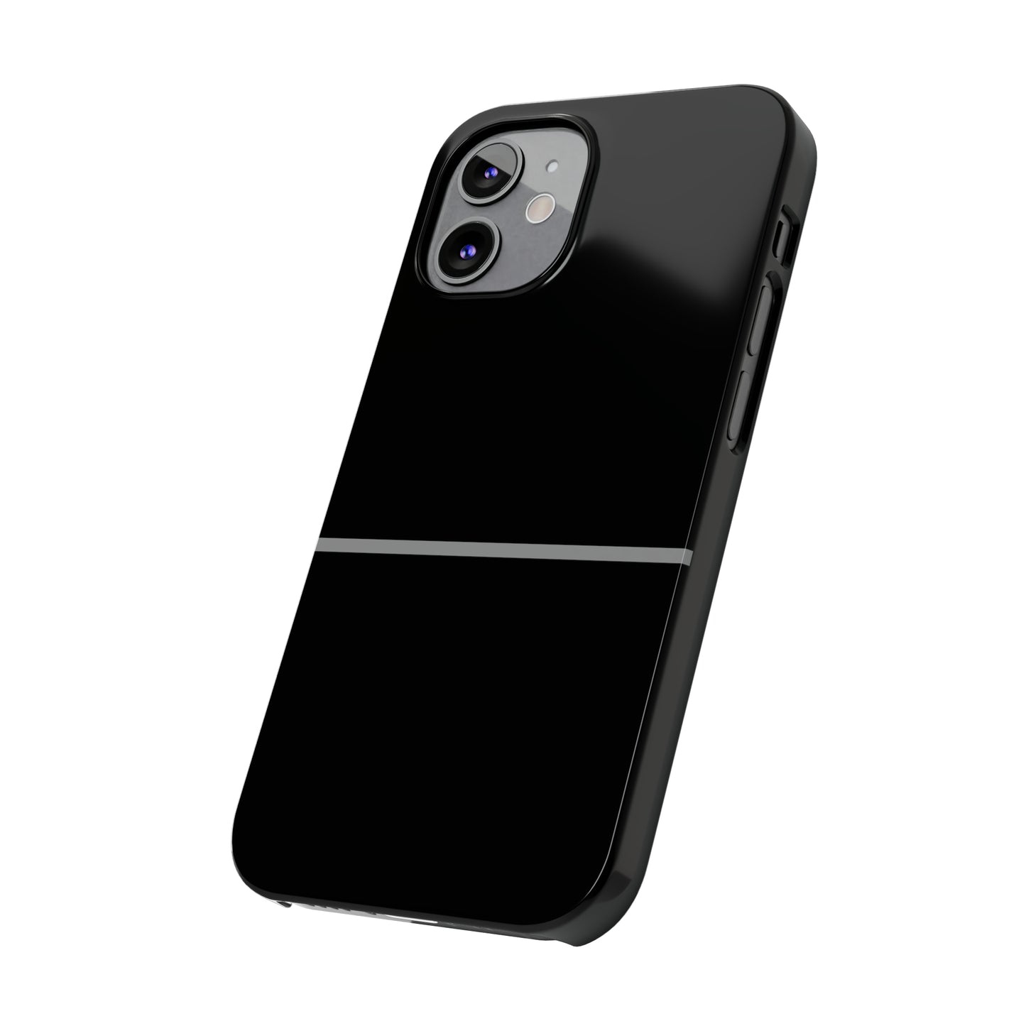 Thin Line Collection (Thin Silver Line) - iPhone Cases