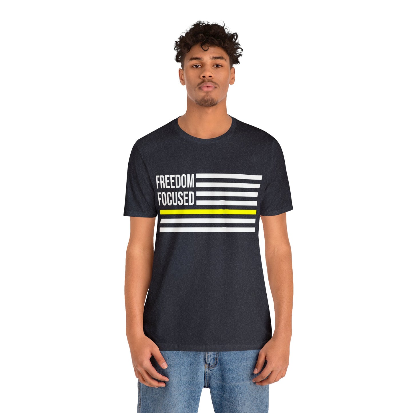 Freedom Collection (Thin Yellow Line) - Unisex Fuser T-shirt
