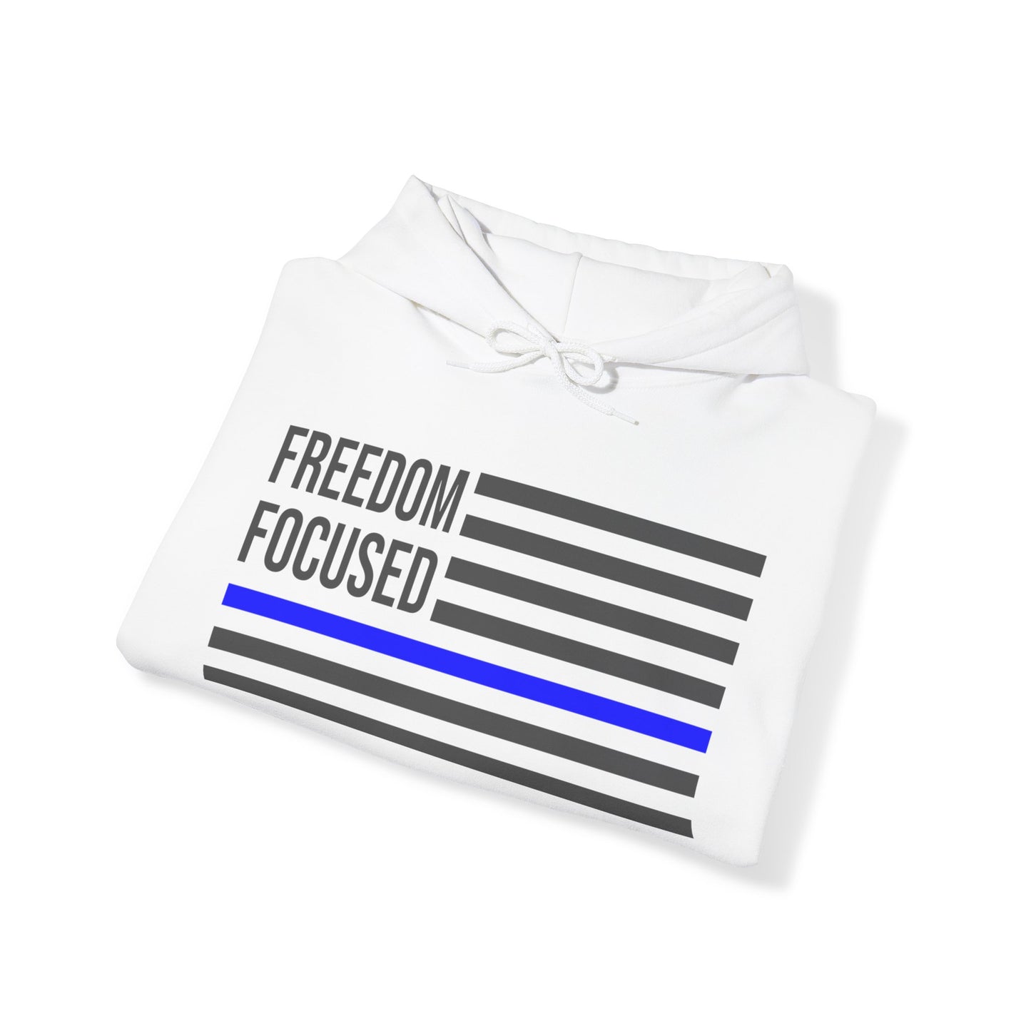 Freedom Collection (Thin Blue Line) - Unisex Heavy Blend™ Hooded Sweatshirt