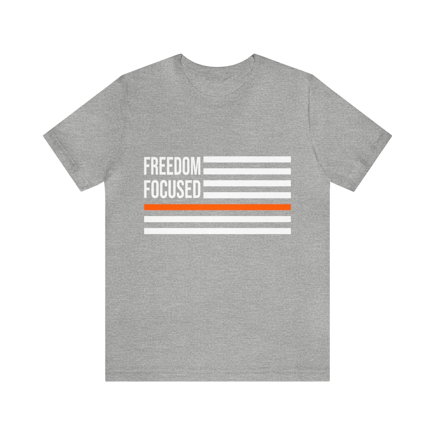 Freedom Collection (Thin Orange Line) - Unisex Fuser T-shirt