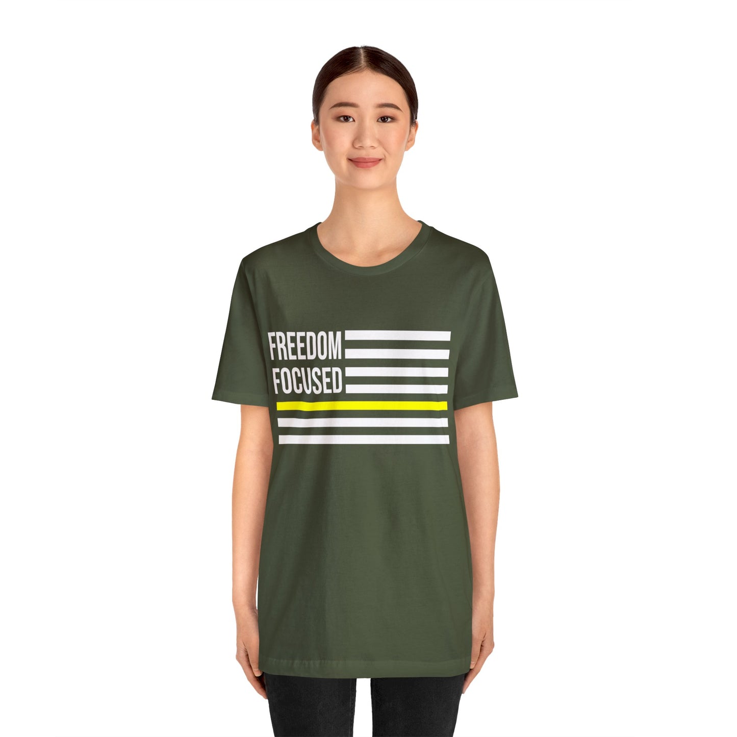 Freedom Collection (Thin Yellow Line) - Unisex Fuser T-shirt