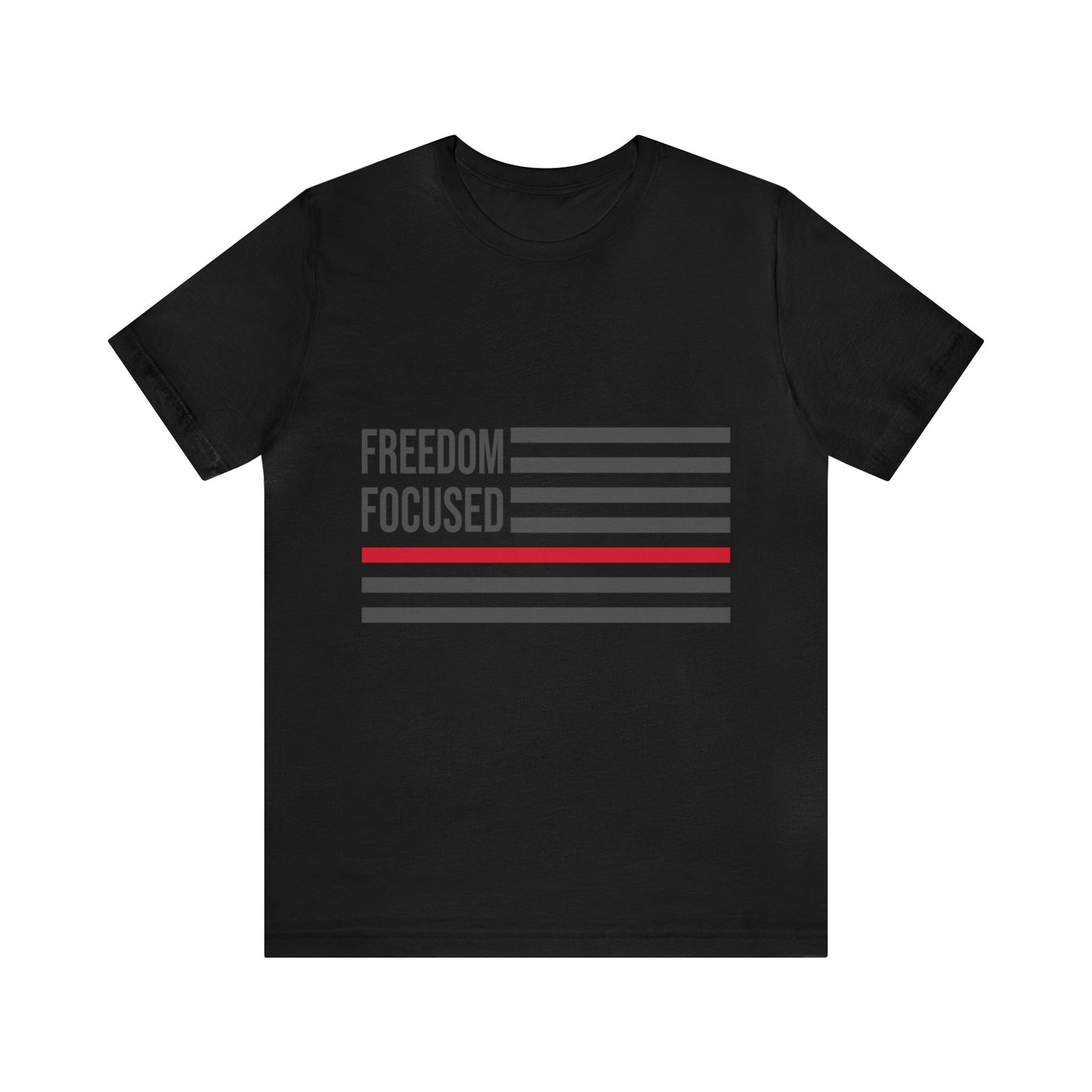Freedom Collection (Thin Red Line) - Unisex Jersey Short Sleeve