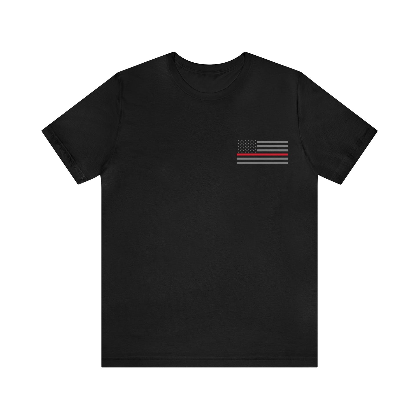 Never Forget Collection (Thin Red Line) - Unisex Fuser T-shirt