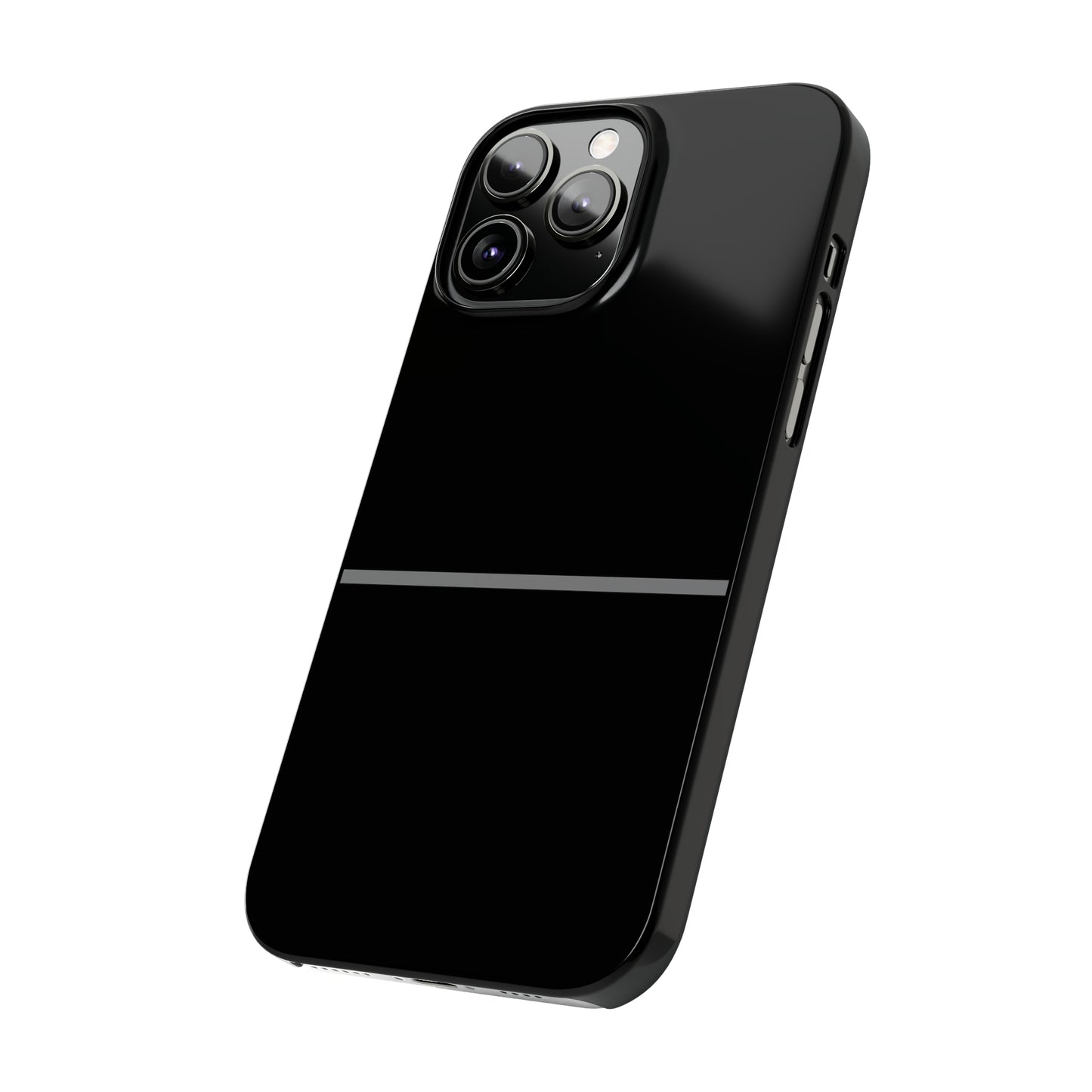 Thin Line Collection (Thin Silver Line) - iPhone Cases