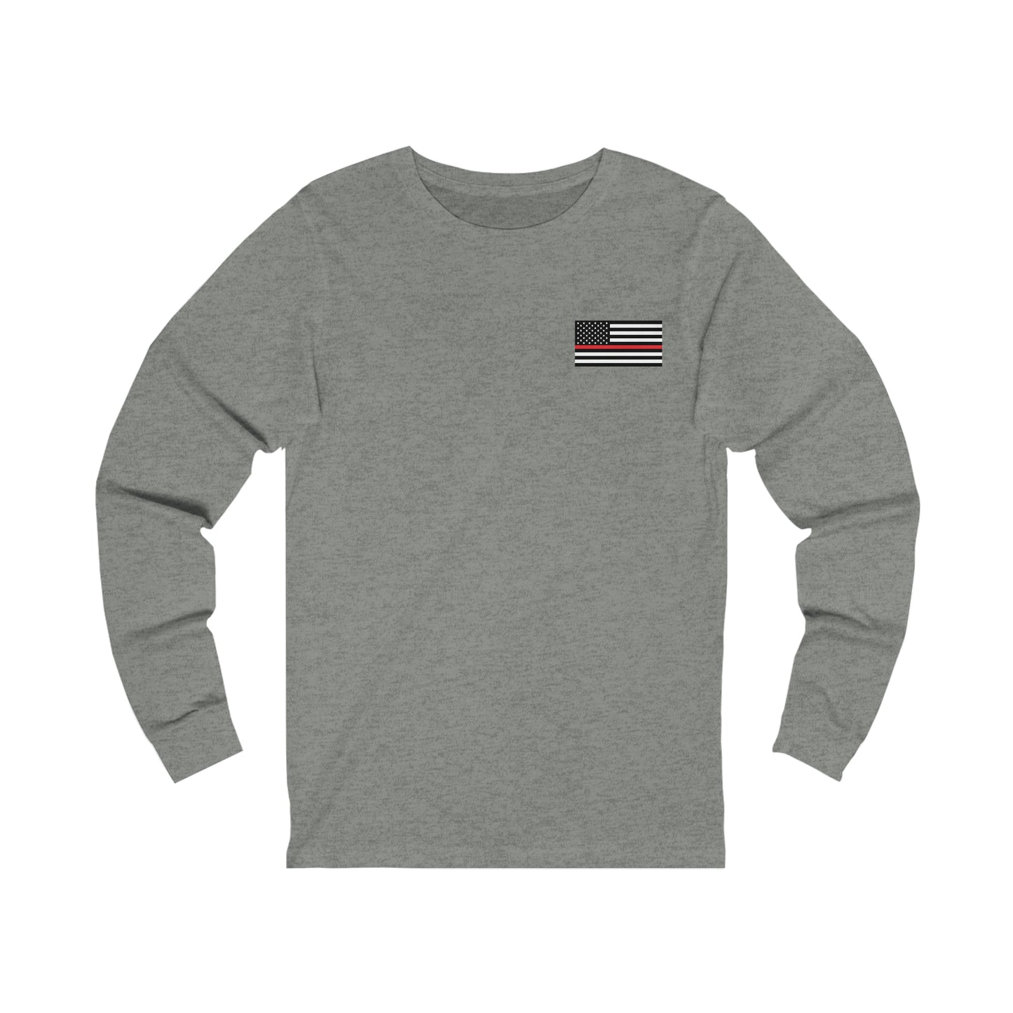 Freedom Collection (Thin Red Line) - Unisex Jersey Long Sleeve Tee