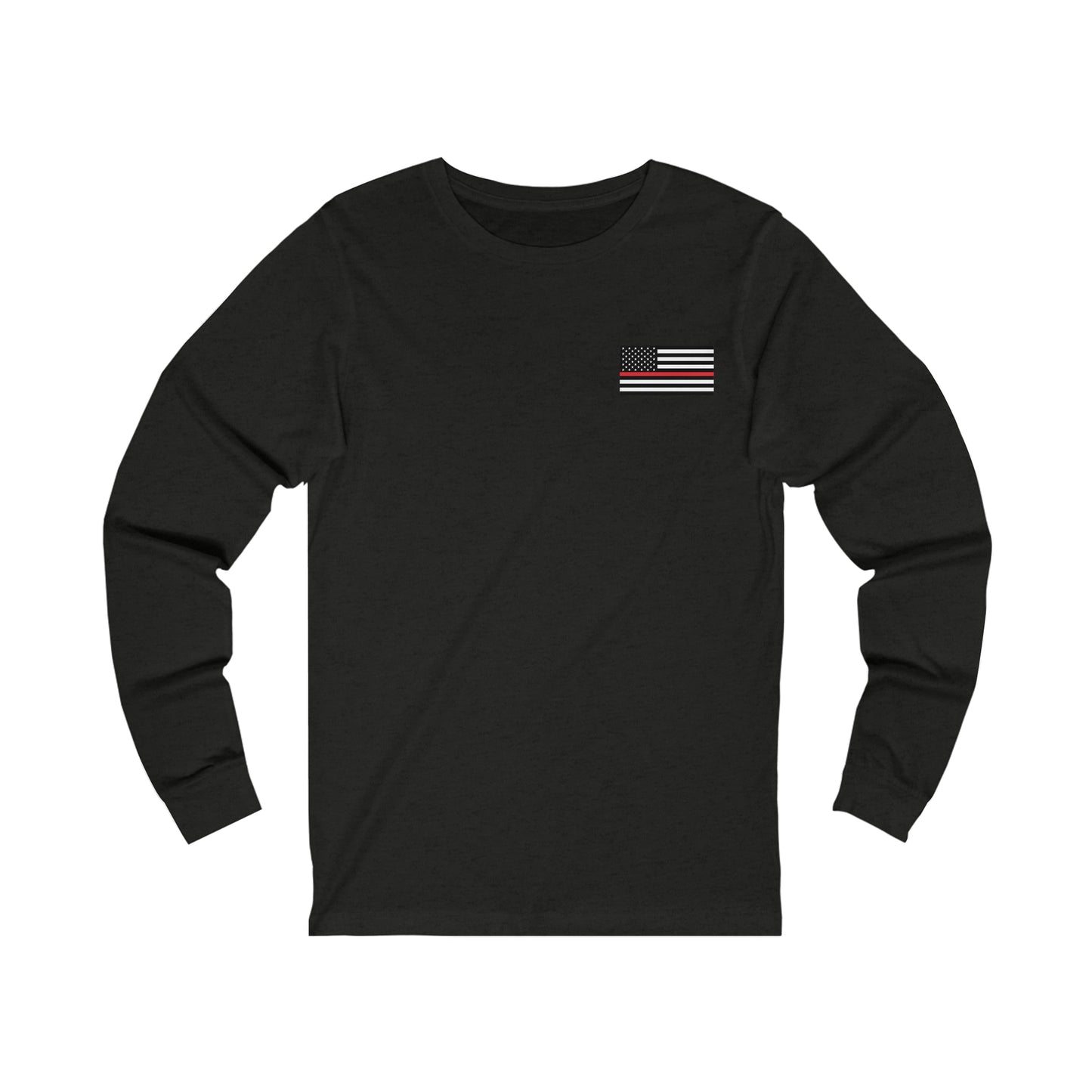 Freedom Collection (Thin Red Line) - Unisex Jersey Long Sleeve Tee