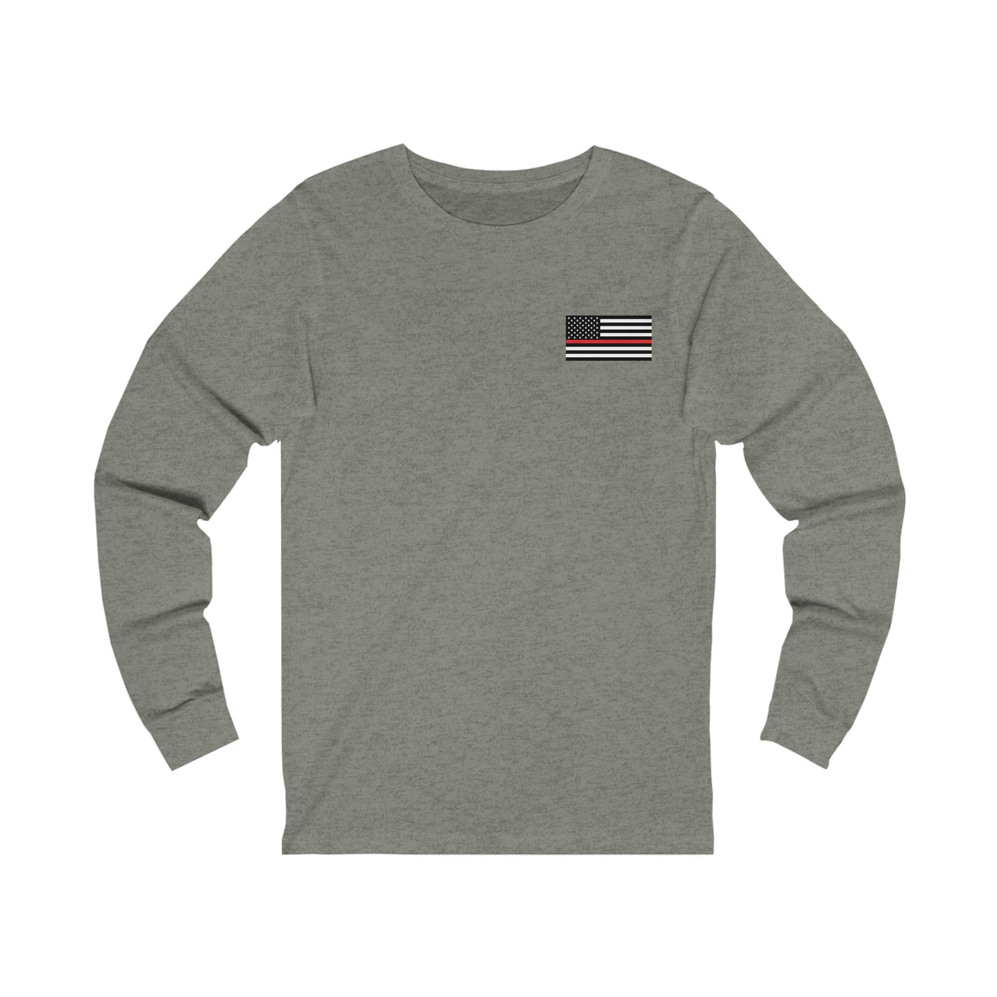 Freedom Collection (Thin Red Line) - Unisex Jersey Long Sleeve Tee