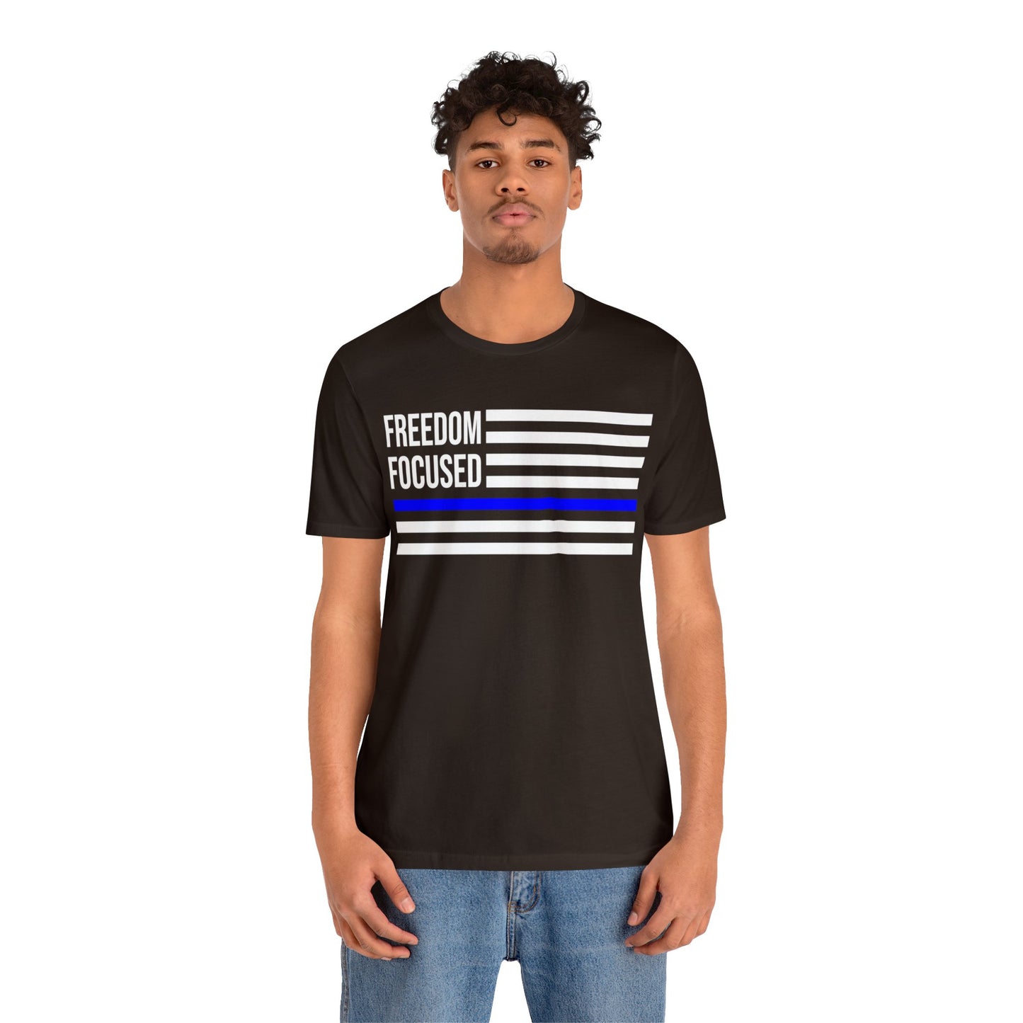 Freedom Collection (Thin Blue Line) - Unisex Fuser T-shirt