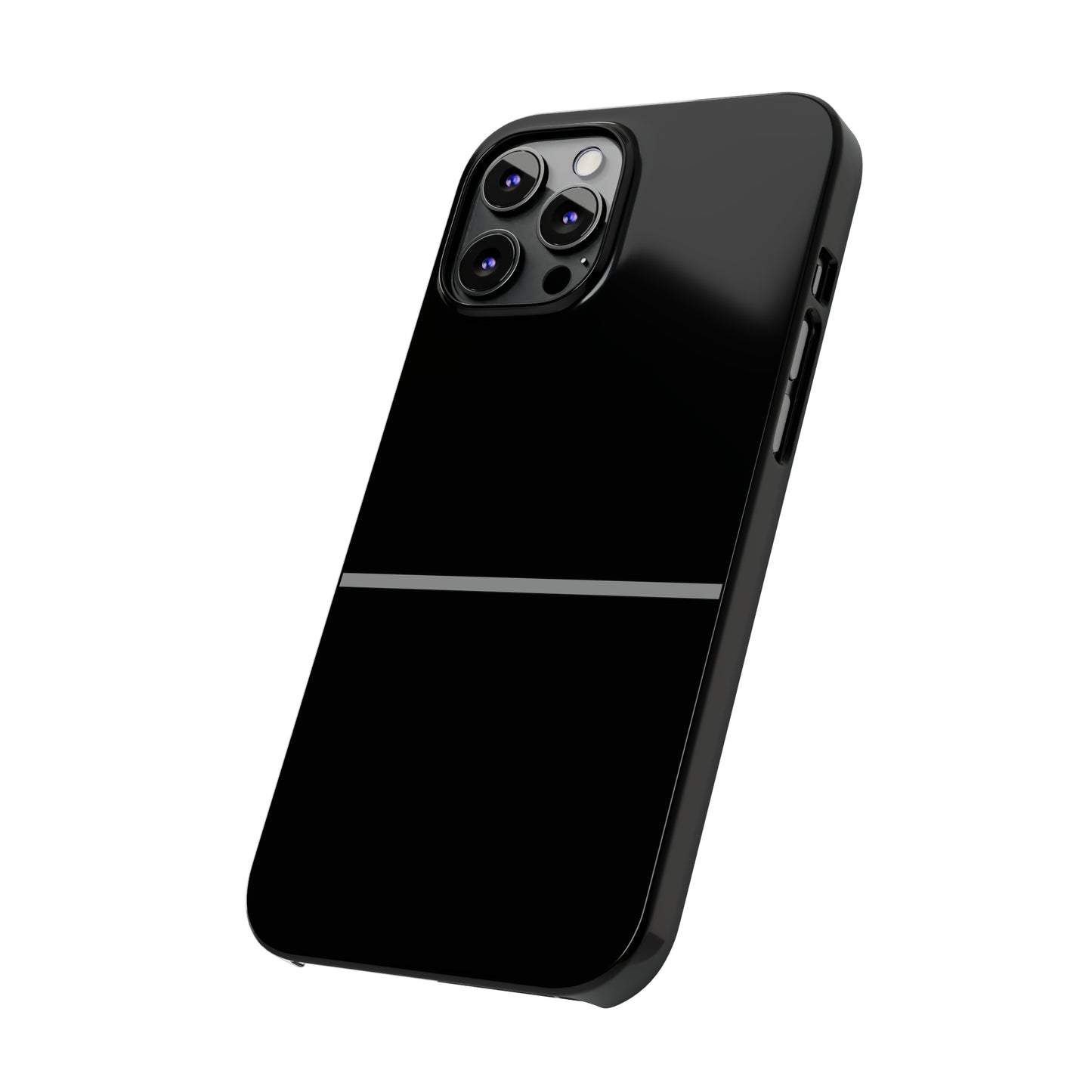 Thin Line Collection (Thin Silver Line) - iPhone Cases