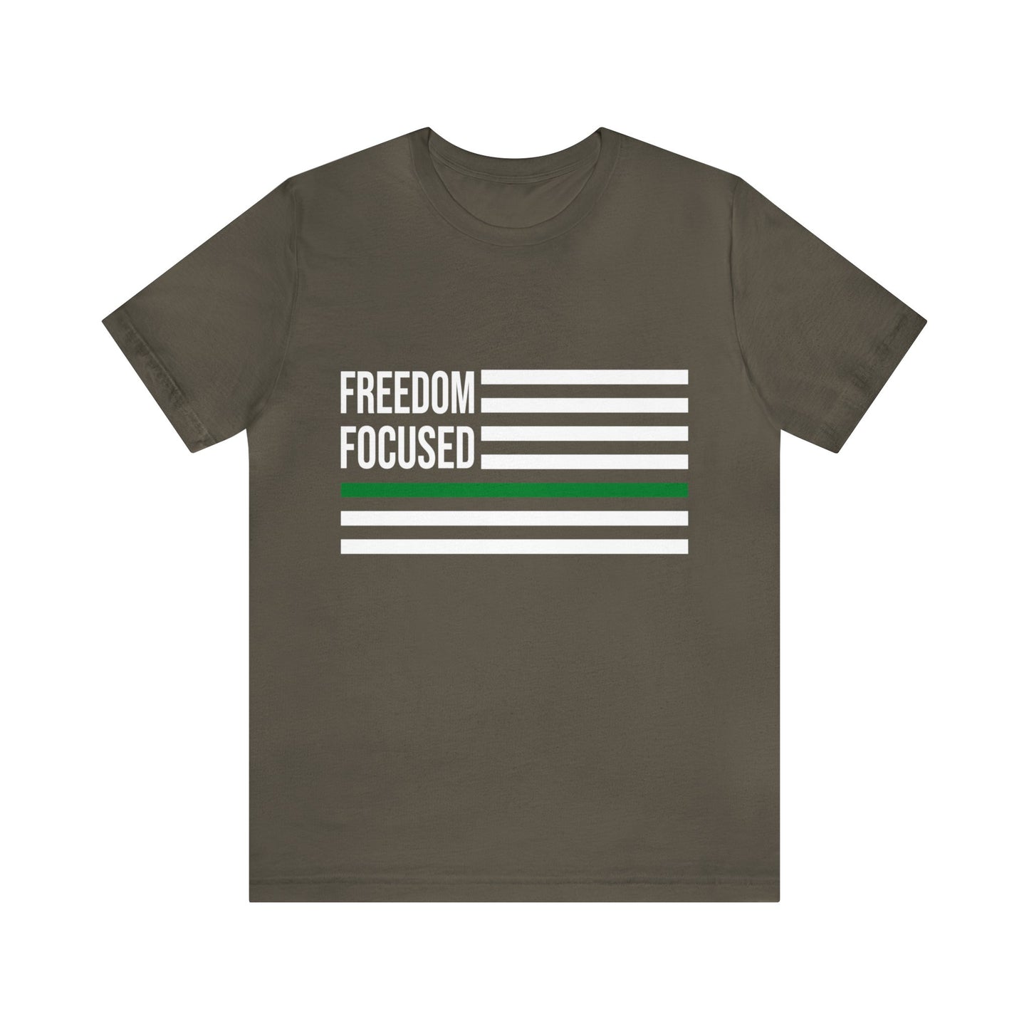 Freedom Collection (Thin Green Line) - Unisex Fuser T-shirt