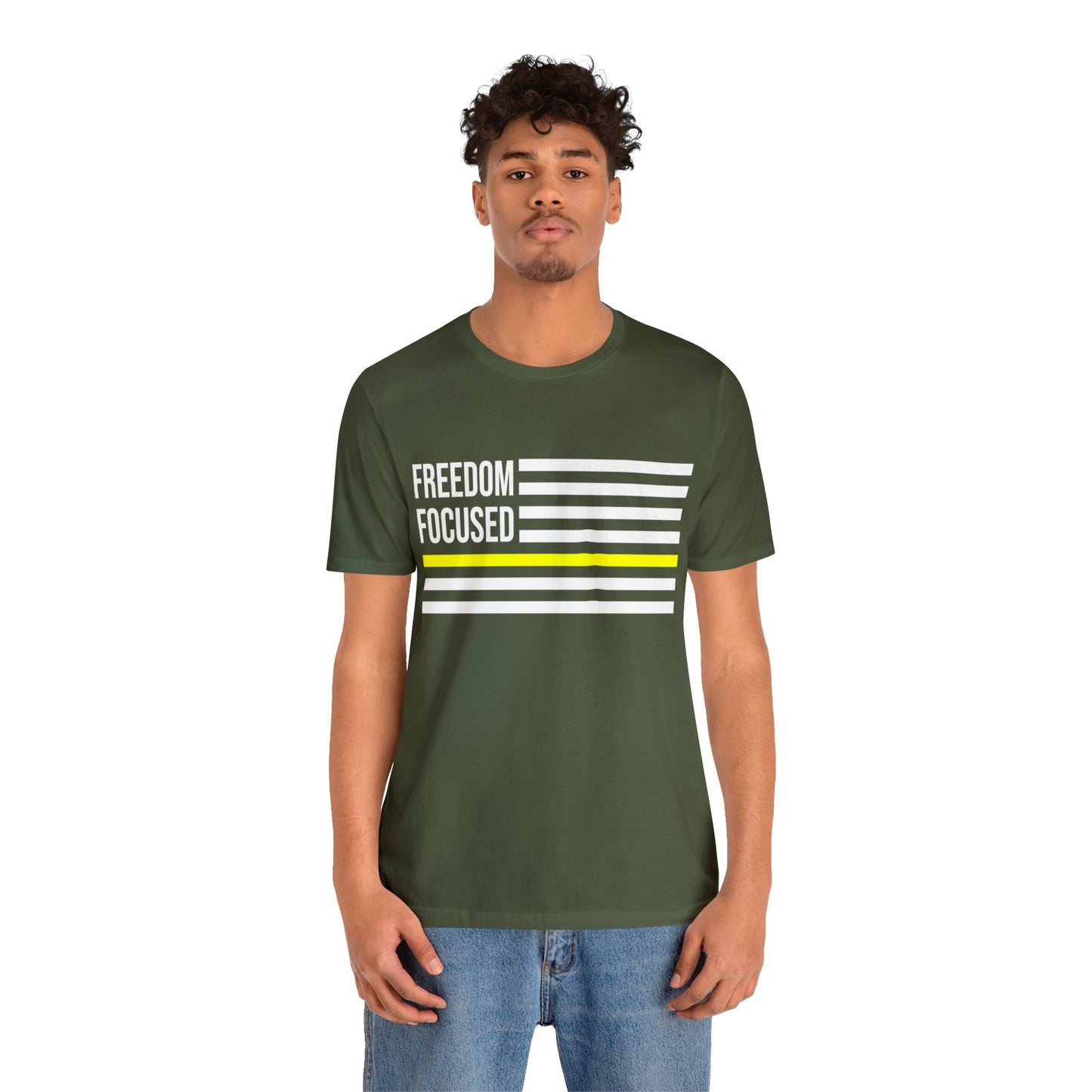 Freedom Collection (Thin Yellow Line) - Unisex Fuser T-shirt