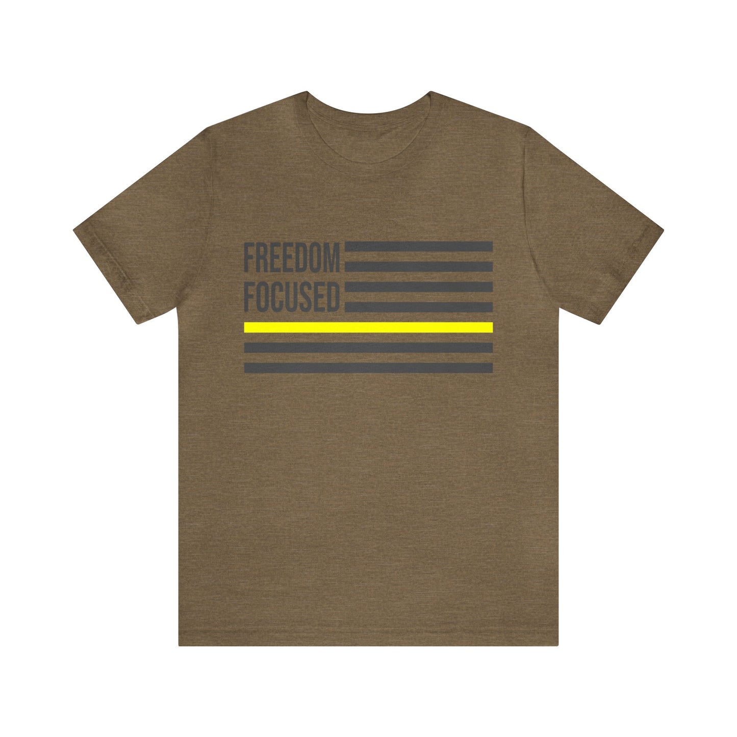 Freedom Collection (Thin Yellow Line) - Unisex Jersey Short Sleeve