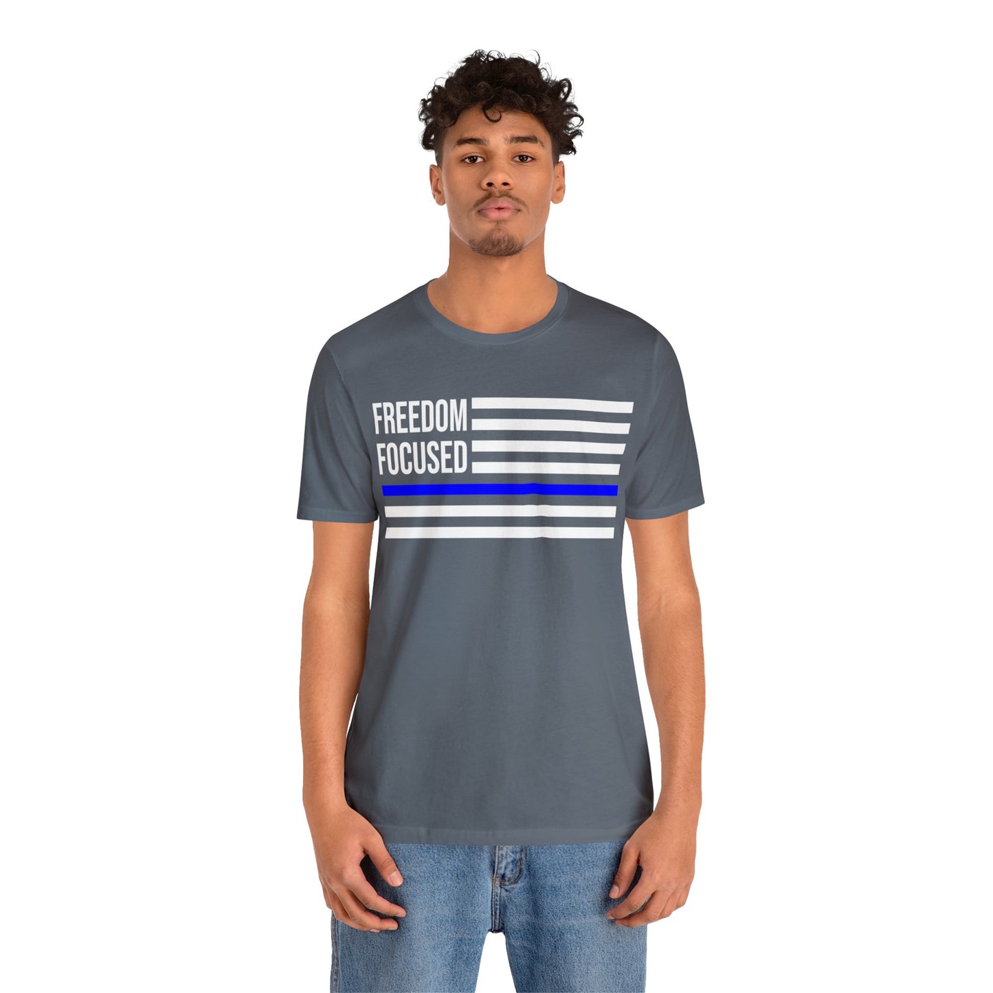 Freedom Collection (Thin Blue Line) - Unisex Fuser T-shirt