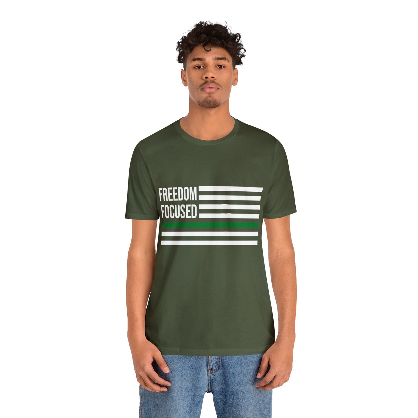 Freedom Collection (Thin Green Line) - Unisex Fuser T-shirt