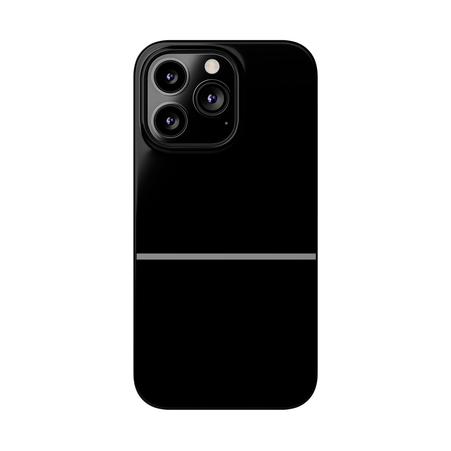 Thin Line Collection (Thin Silver Line) - iPhone Cases
