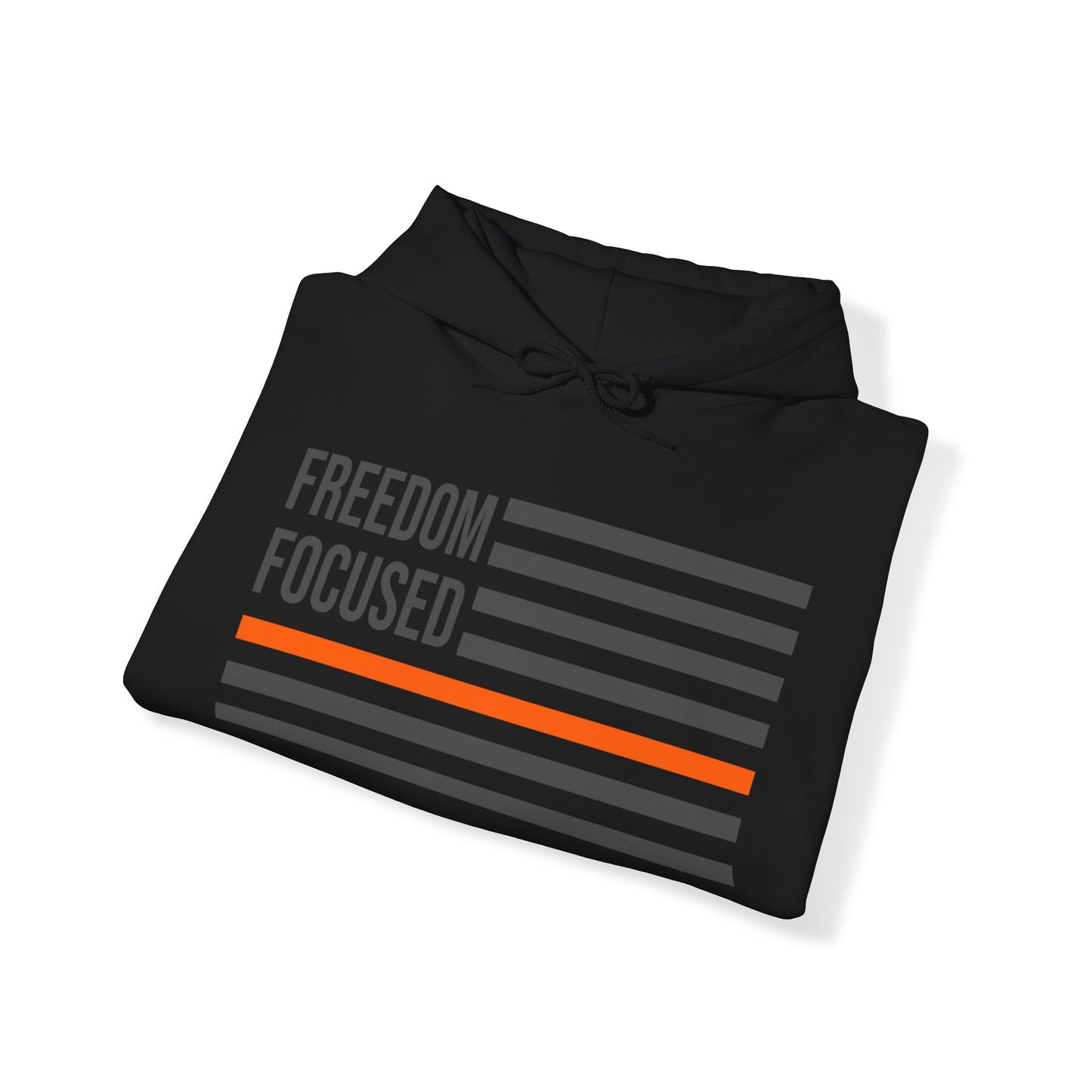 Freedom Collection (Thin Orange Line) - Unisex Heavy Blend™ Hooded Sweatshirt