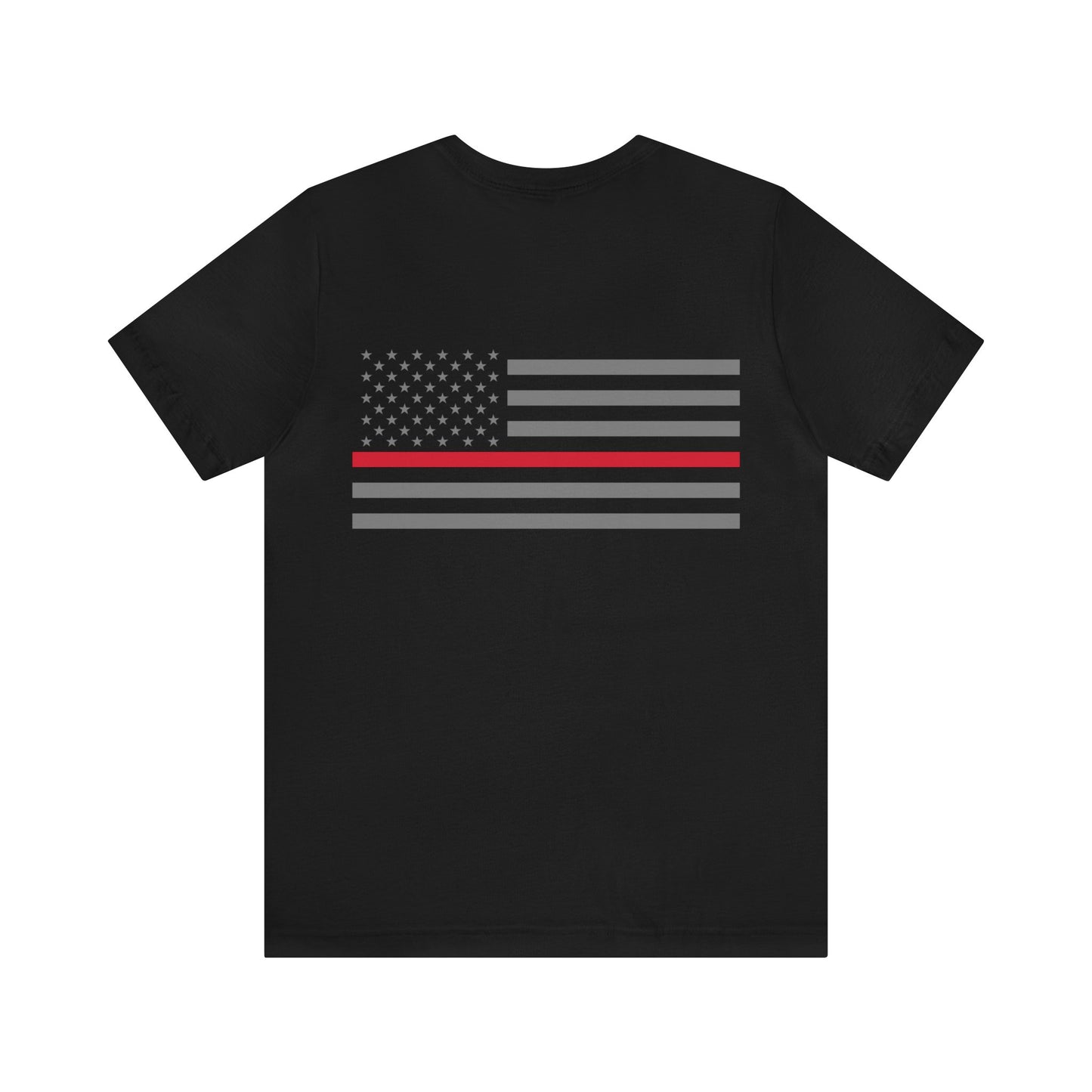 Never Forget Collection (Thin Red Line) - Unisex Fuser T-shirt