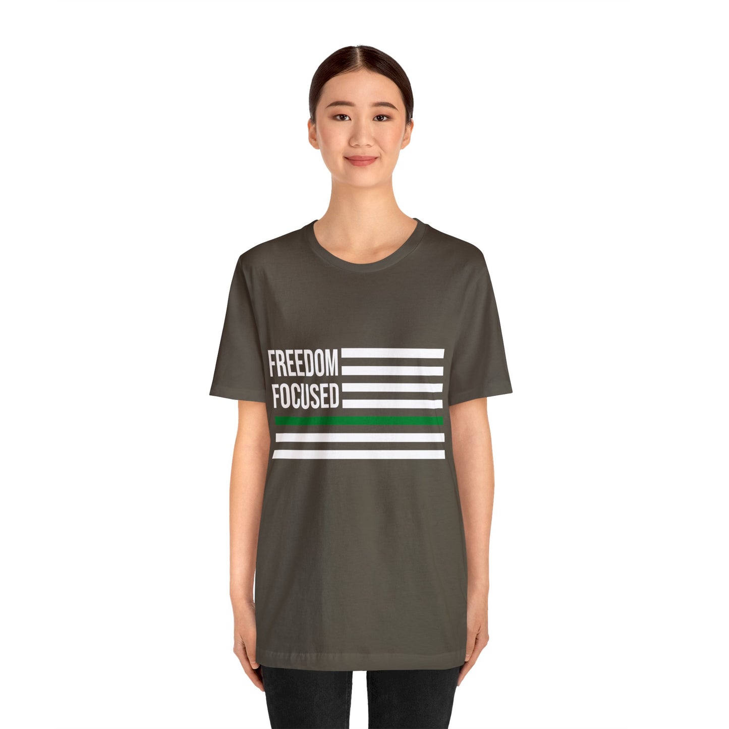 Freedom Collection (Thin Green Line) - Unisex Fuser T-shirt