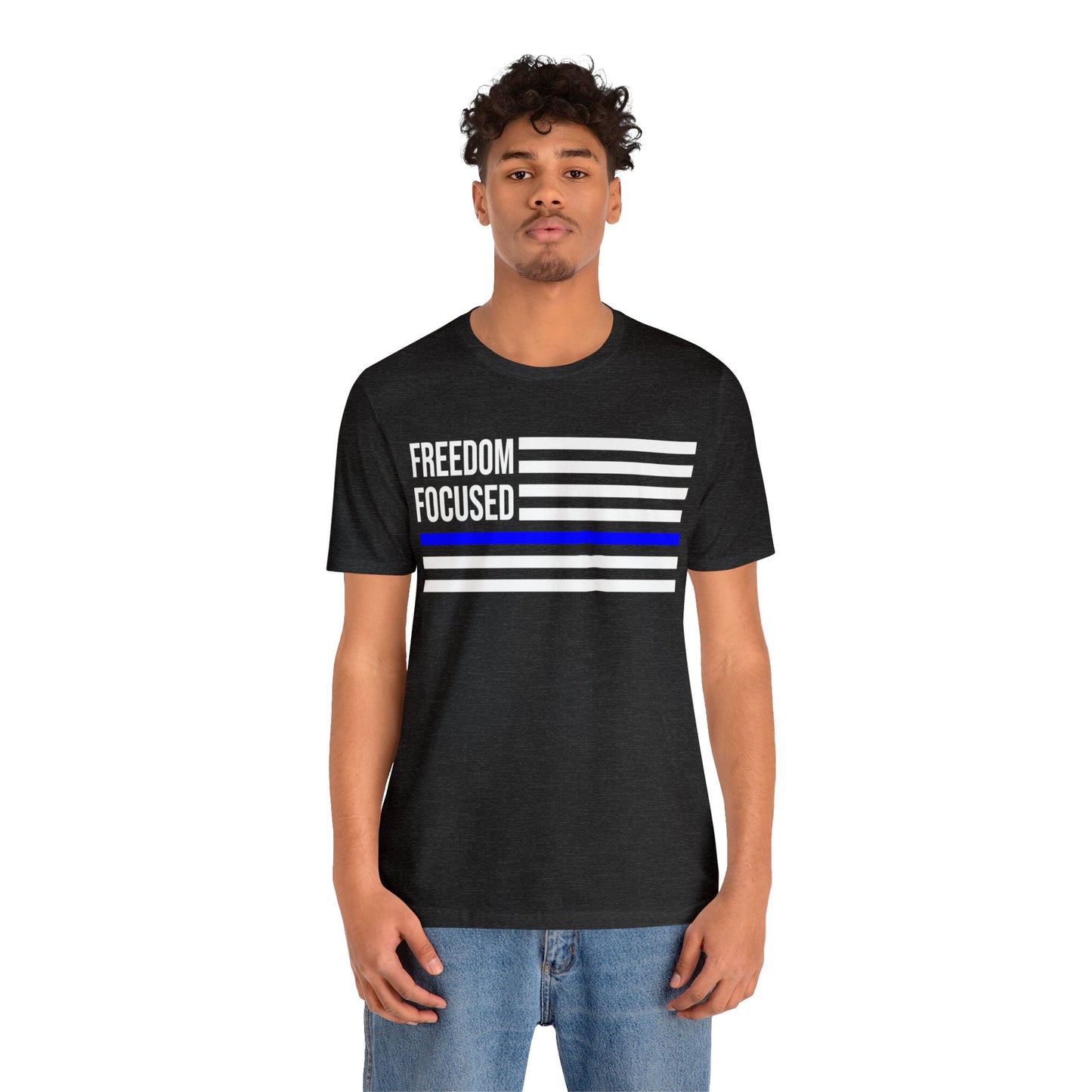 Freedom Collection (Thin Blue Line) - Unisex Fuser T-shirt