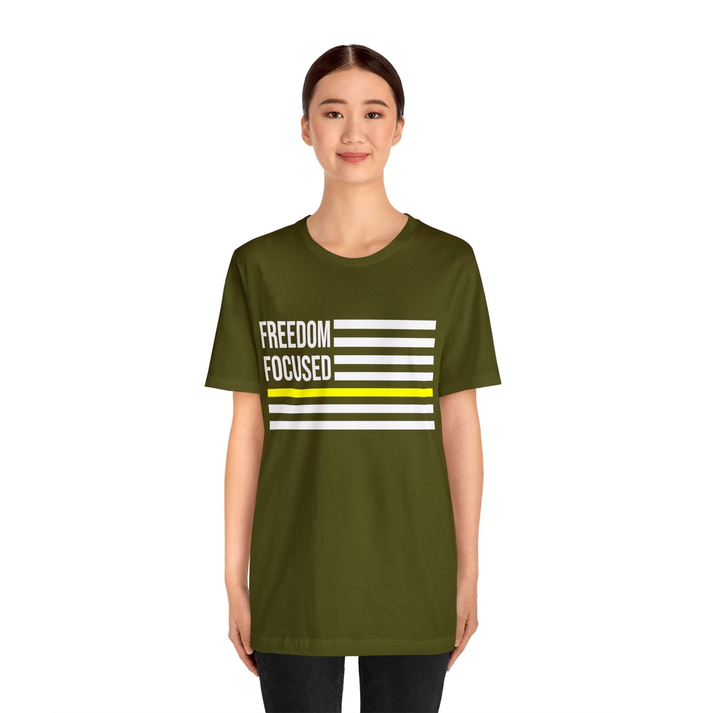 Freedom Collection (Thin Yellow Line) - Unisex Fuser T-shirt