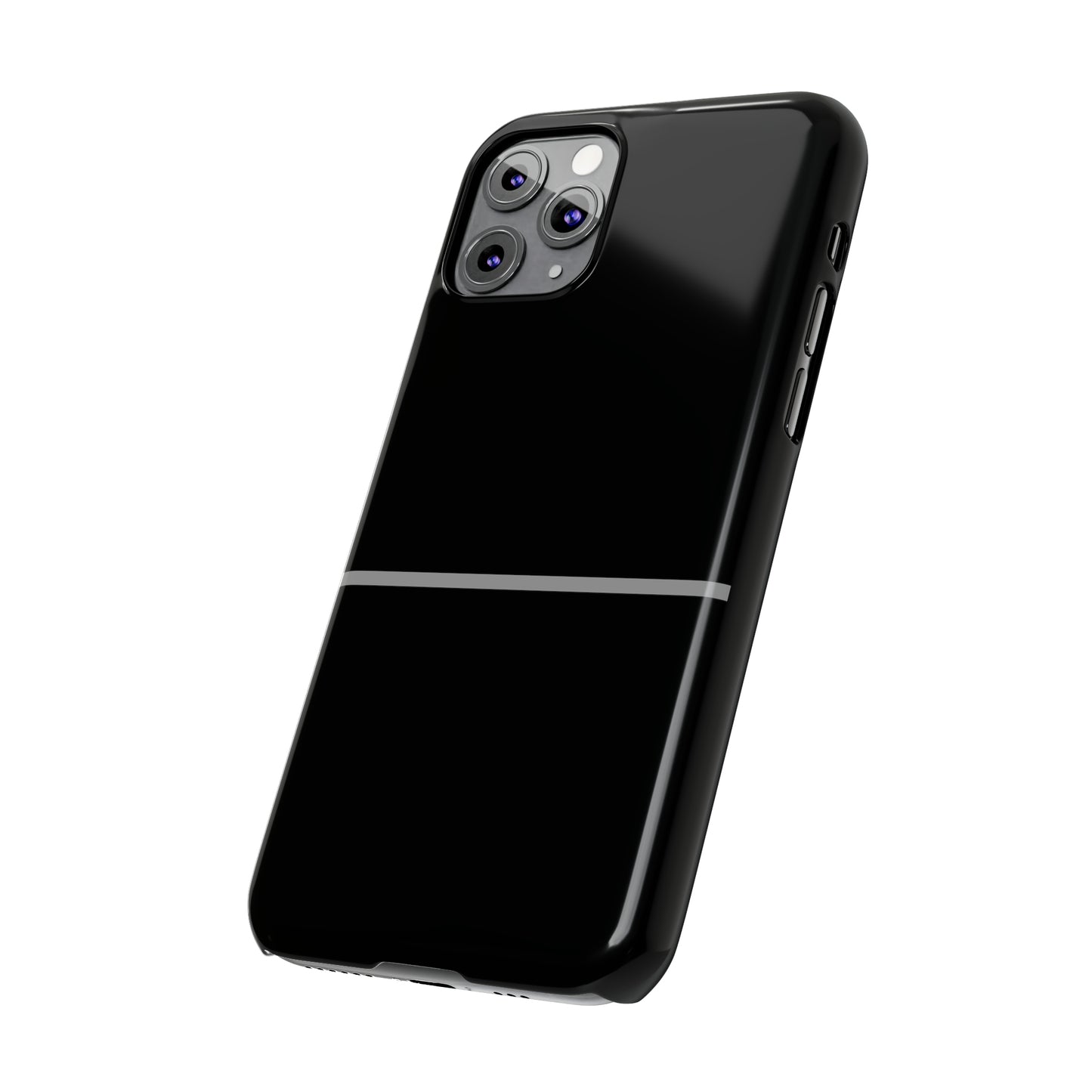 Thin Line Collection (Thin Silver Line) - iPhone Cases