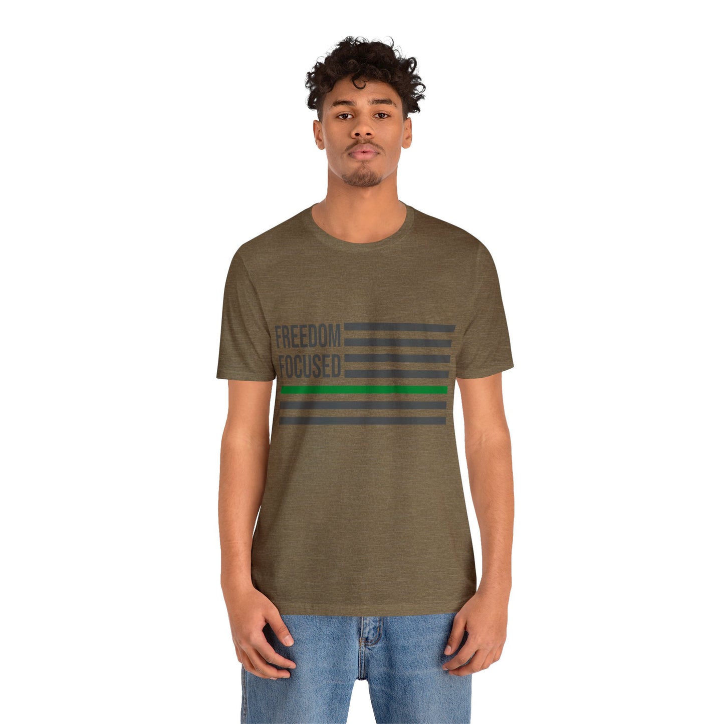 Freedom Collection (Thin Green Line) - Unisex Jersey Short Sleeve