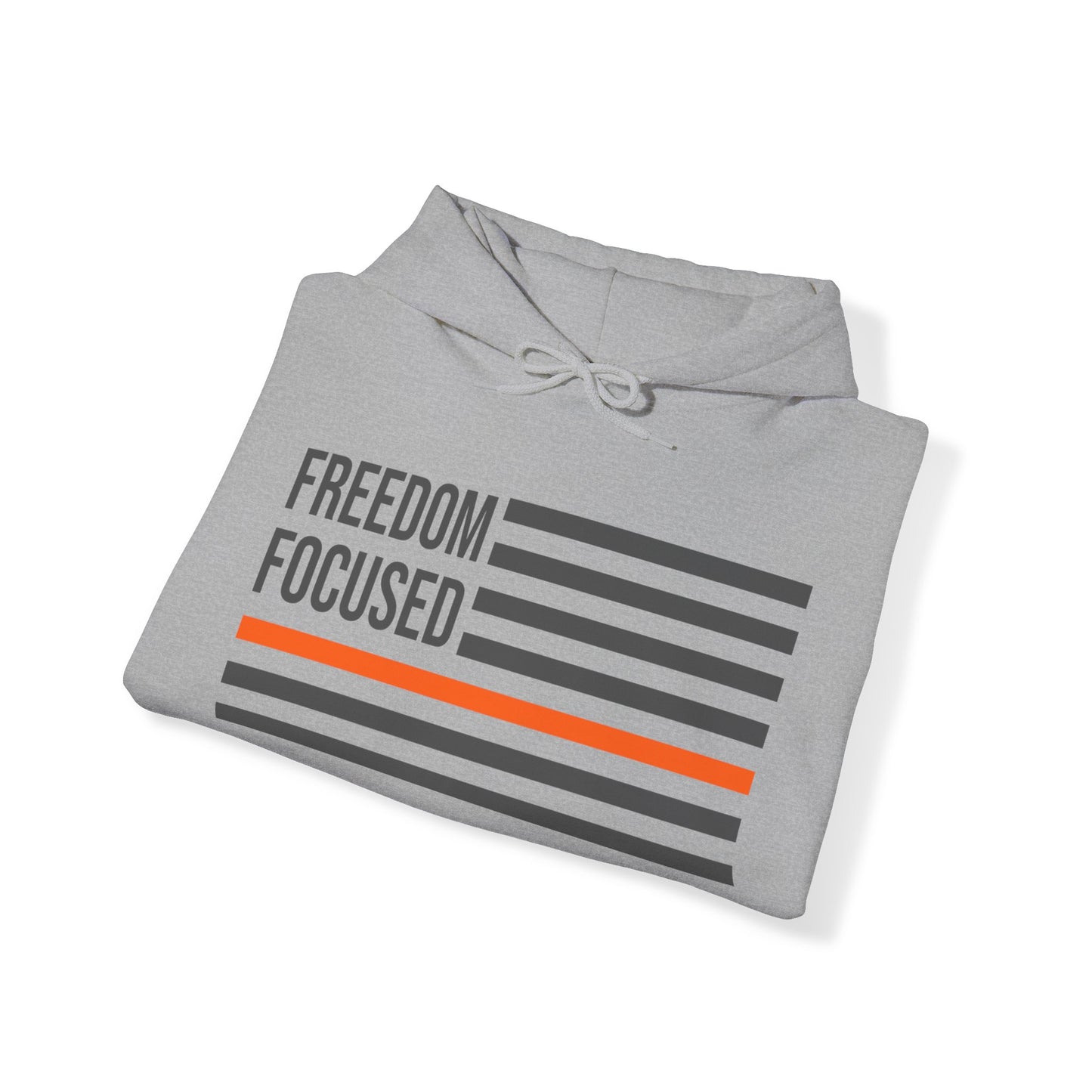 Freedom Collection (Thin Orange Line) - Unisex Heavy Blend™ Hooded Sweatshirt