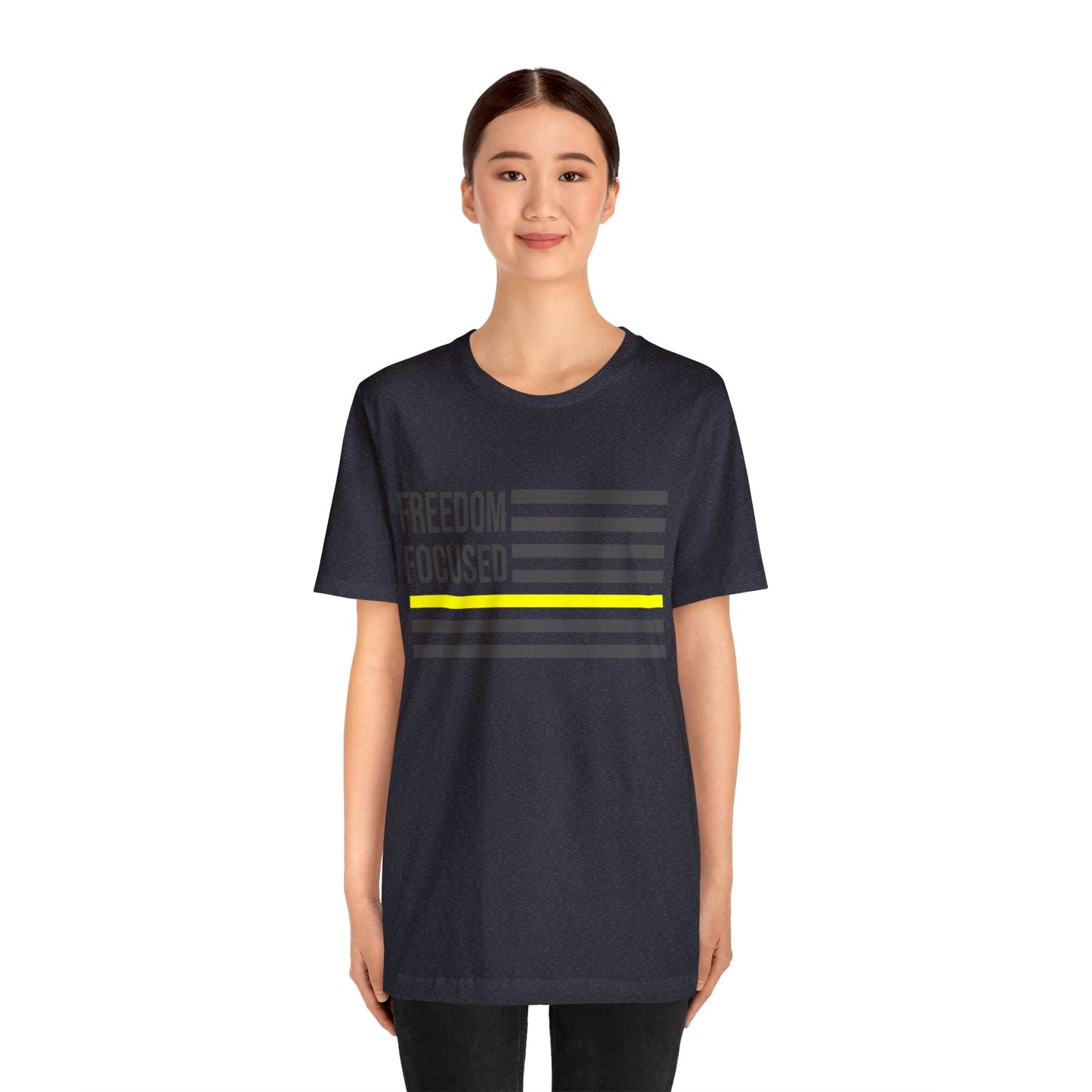 Freedom Collection (Thin Yellow Line) - Unisex Jersey Short Sleeve