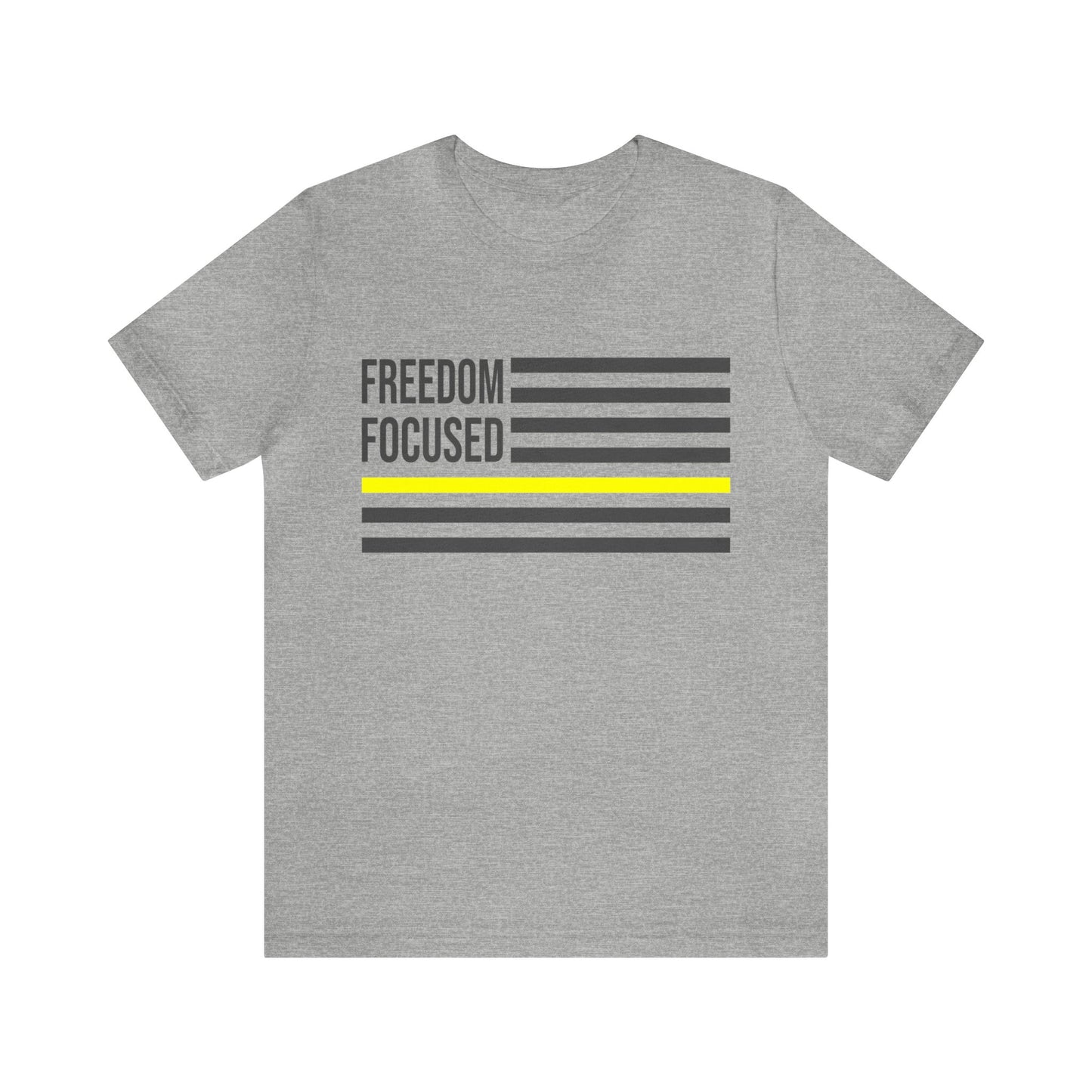 Freedom Collection (Thin Yellow Line) - Unisex Jersey Short Sleeve