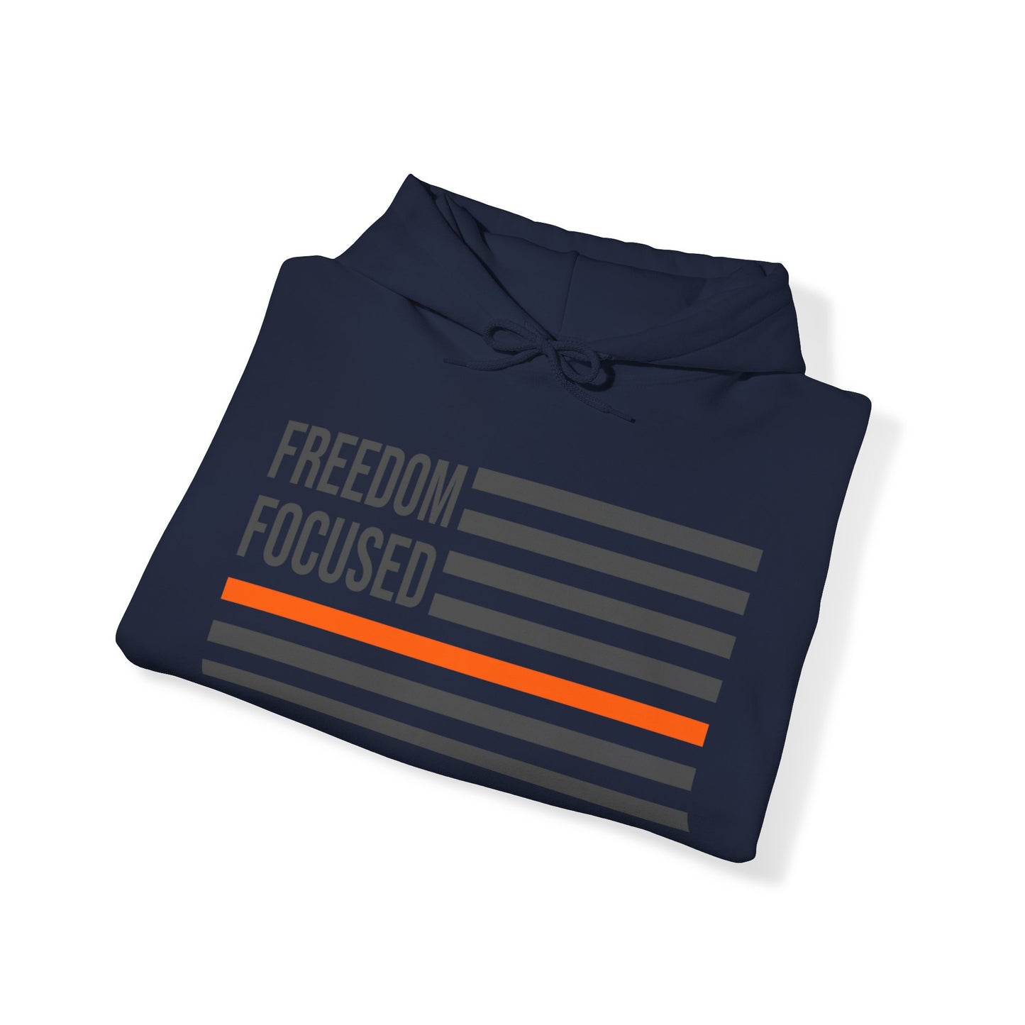 Freedom Collection (Thin Orange Line) - Unisex Heavy Blend™ Hooded Sweatshirt