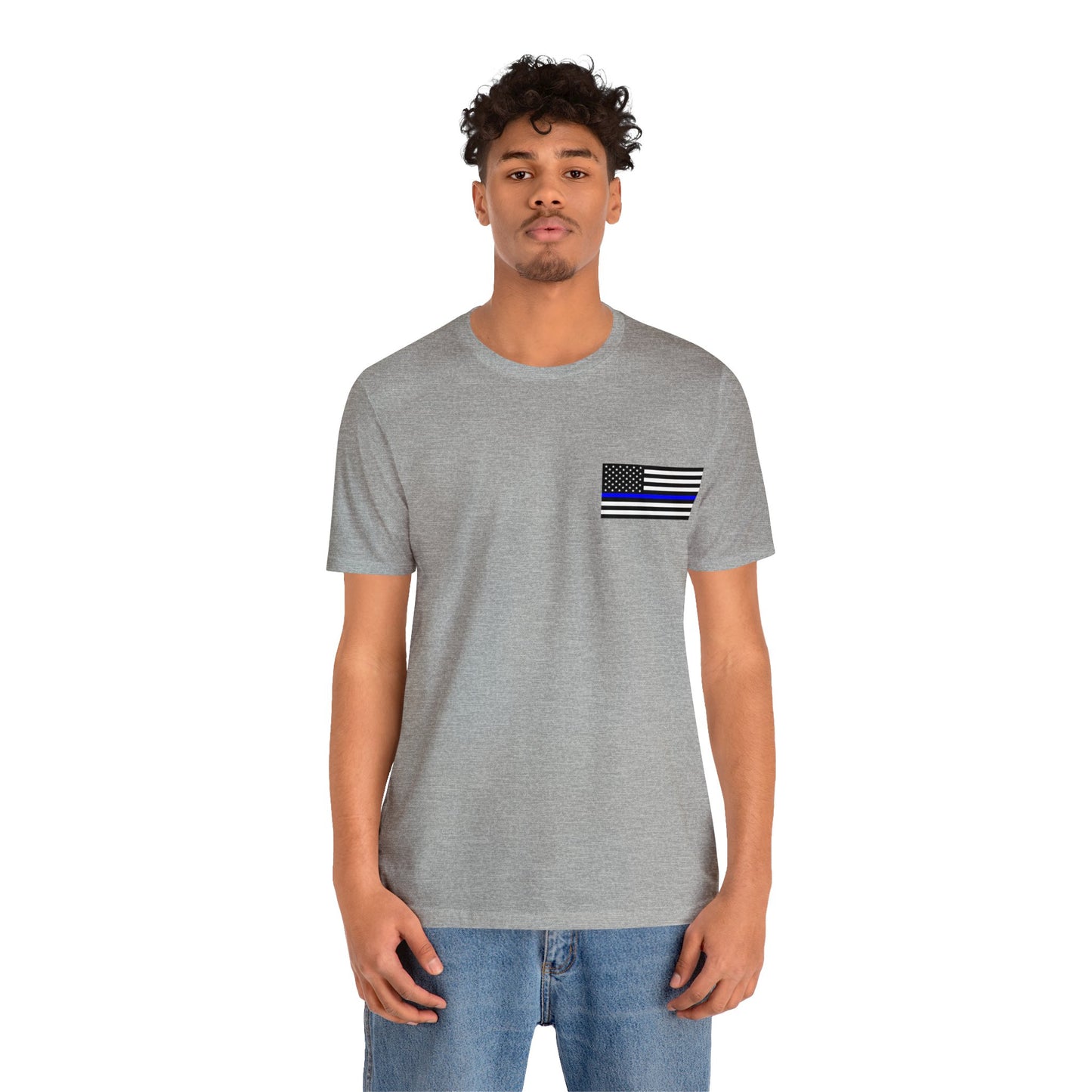 Standard Collection (Thin Blue Line) - Unisex Fuser T-shirt