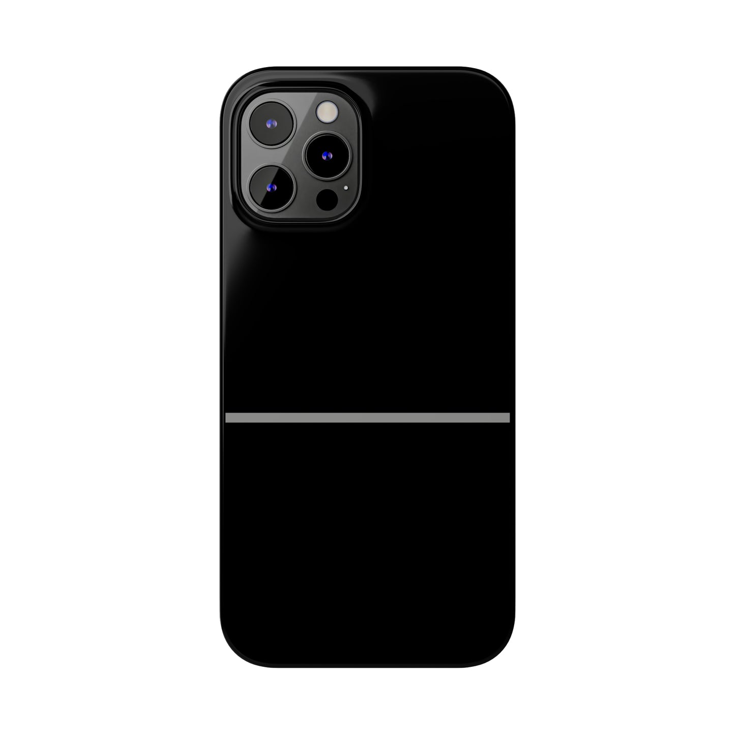 Thin Line Collection (Thin Silver Line) - iPhone Cases