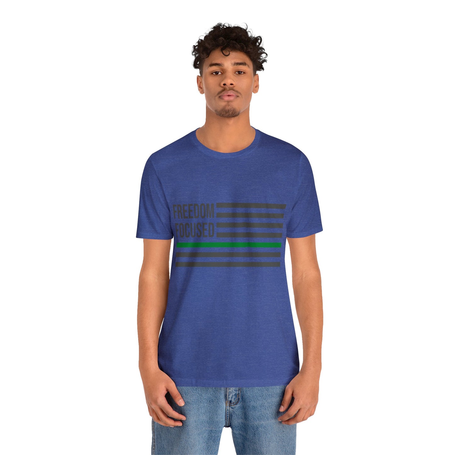 Freedom Collection (Thin Green Line) - Unisex Jersey Short Sleeve