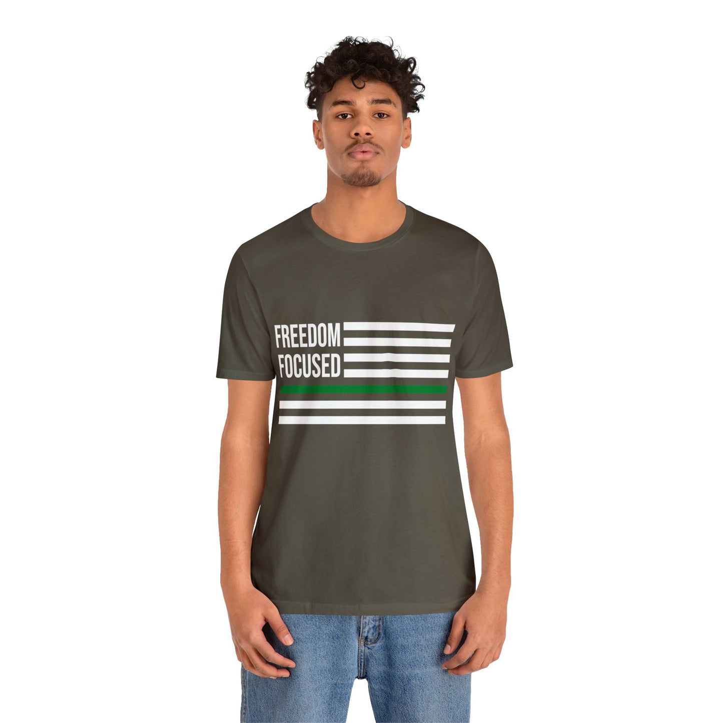Freedom Collection (Thin Green Line) - Unisex Fuser T-shirt